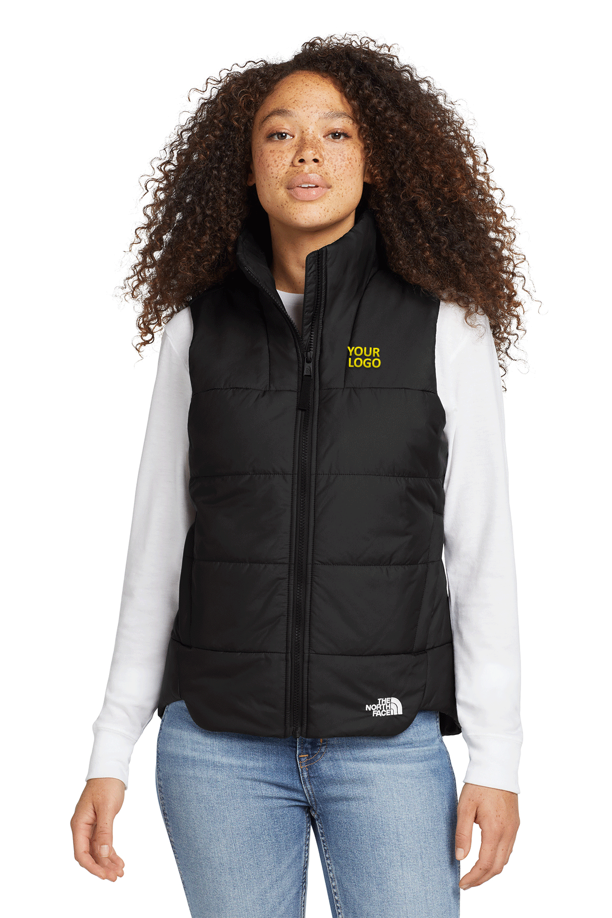 Custom The North Face Womens Everyday Insulated Vests TNF Black