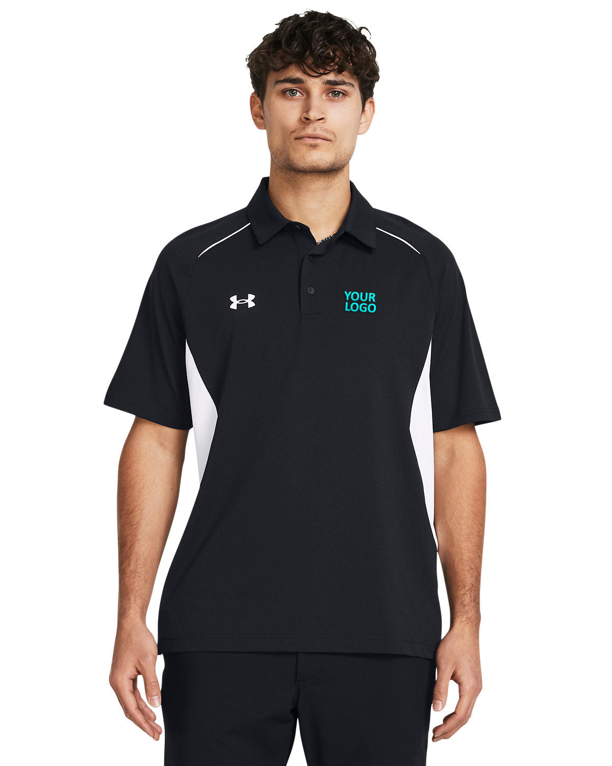 Custom embroidered under shops armour polo