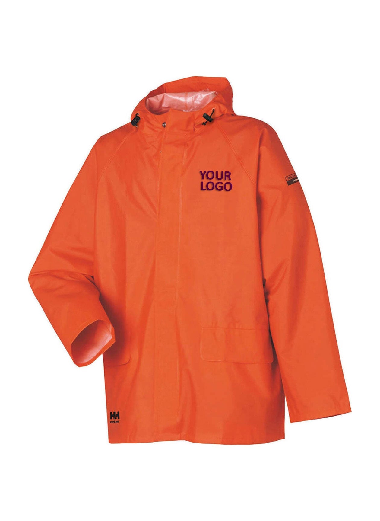 Custom Helly Hansen Men's Mandal Jacket, Dark Orange