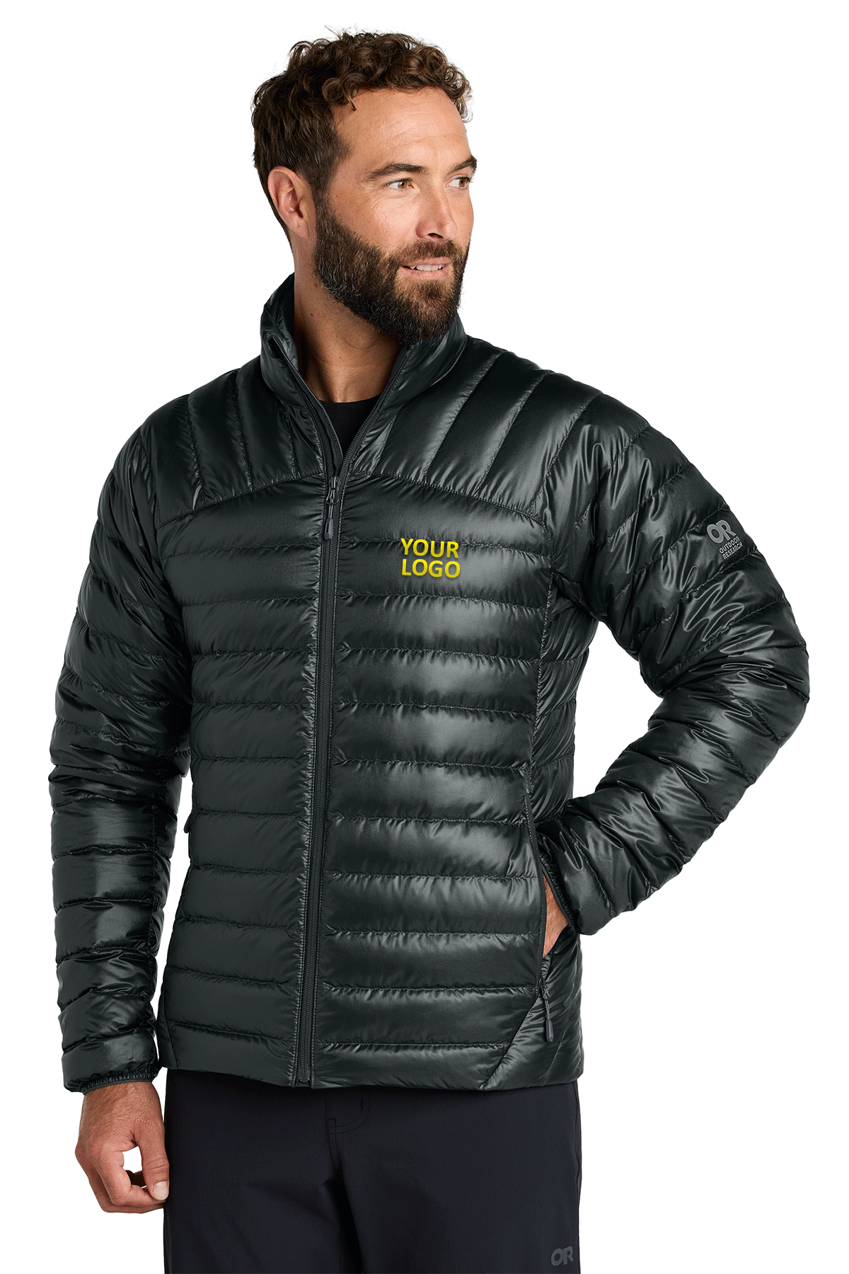 Custom Outdoor Research 800 Tech Down Jackets Black