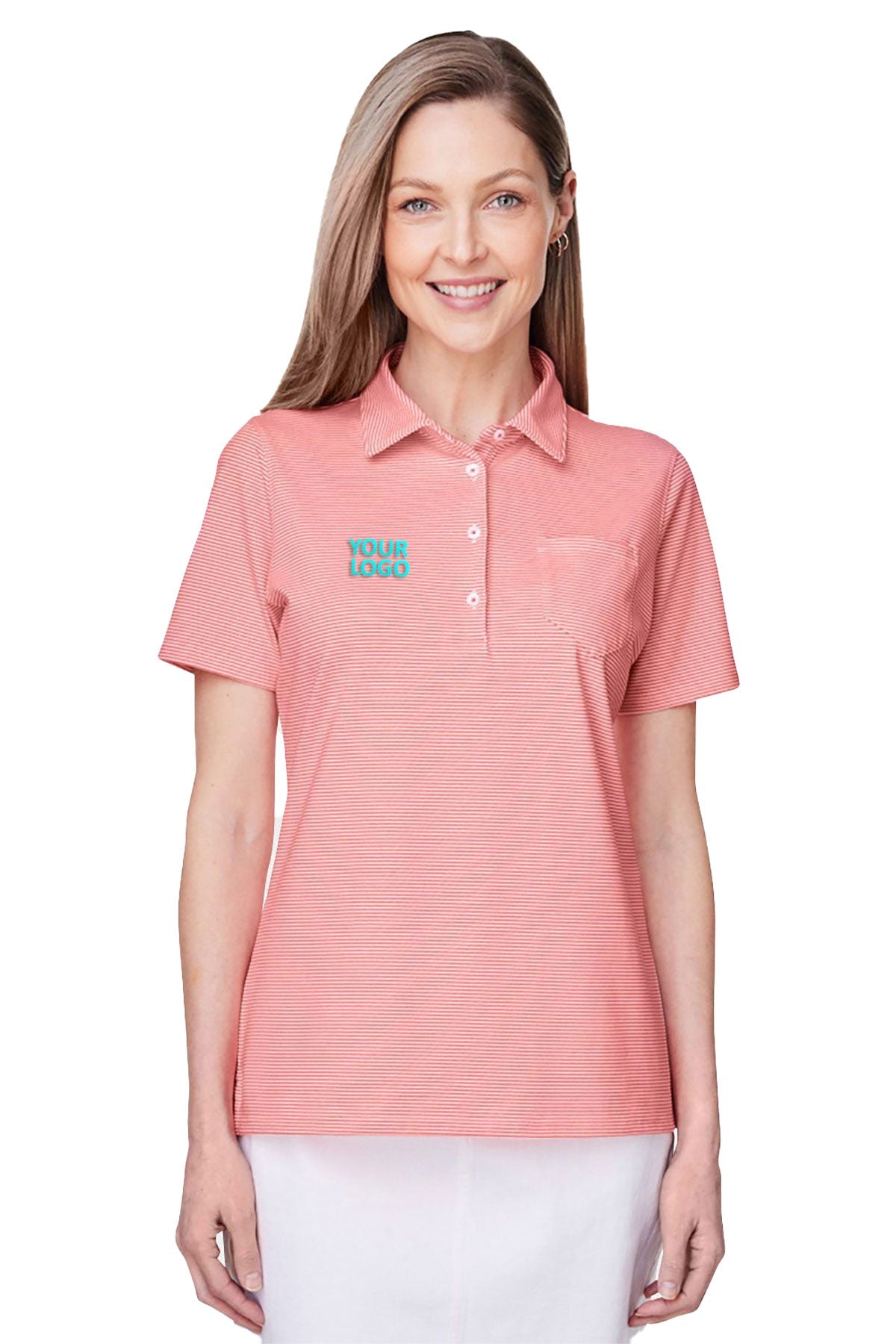 Vineyard Vines Ladies Custom Embroidered Fanshell Polo