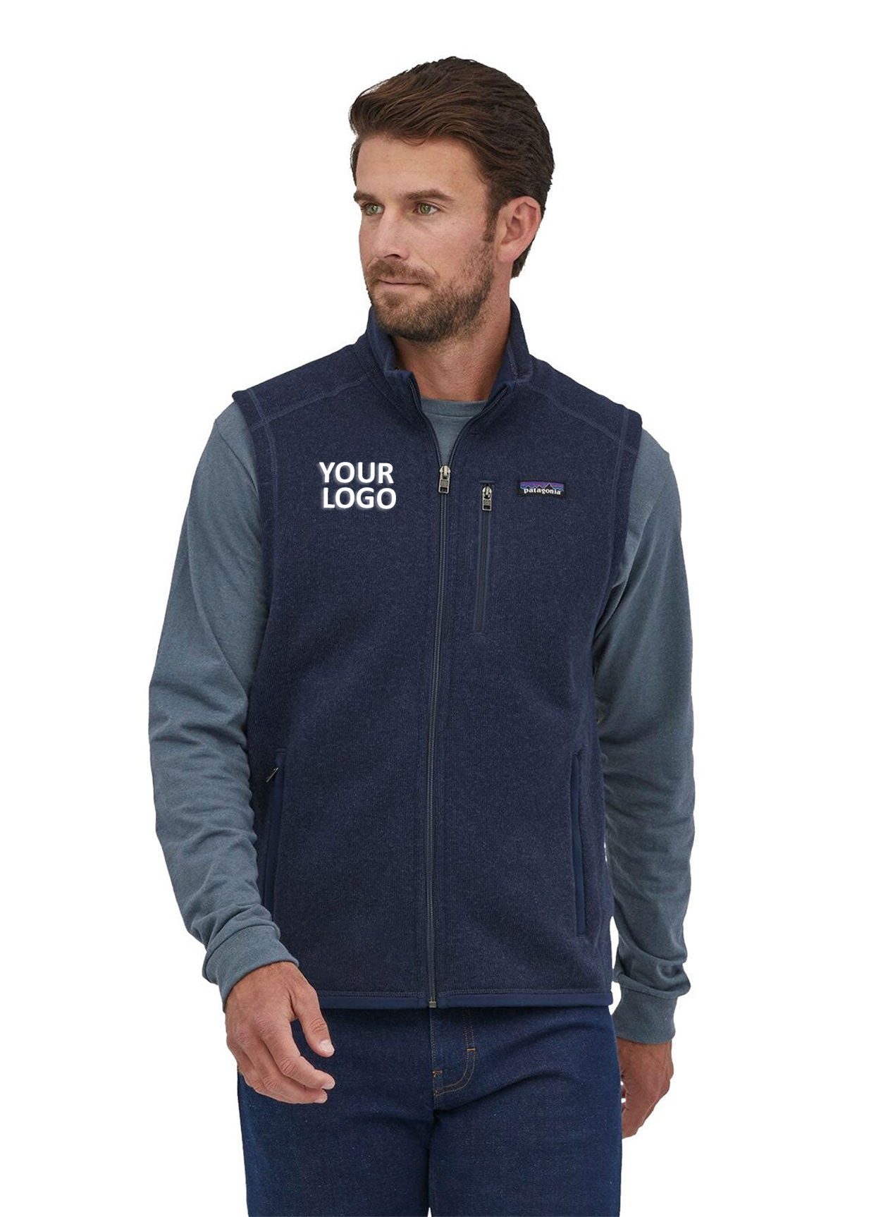 Custom Patagonia Men s Better Sweater Fleece Vest 25882 New Navy