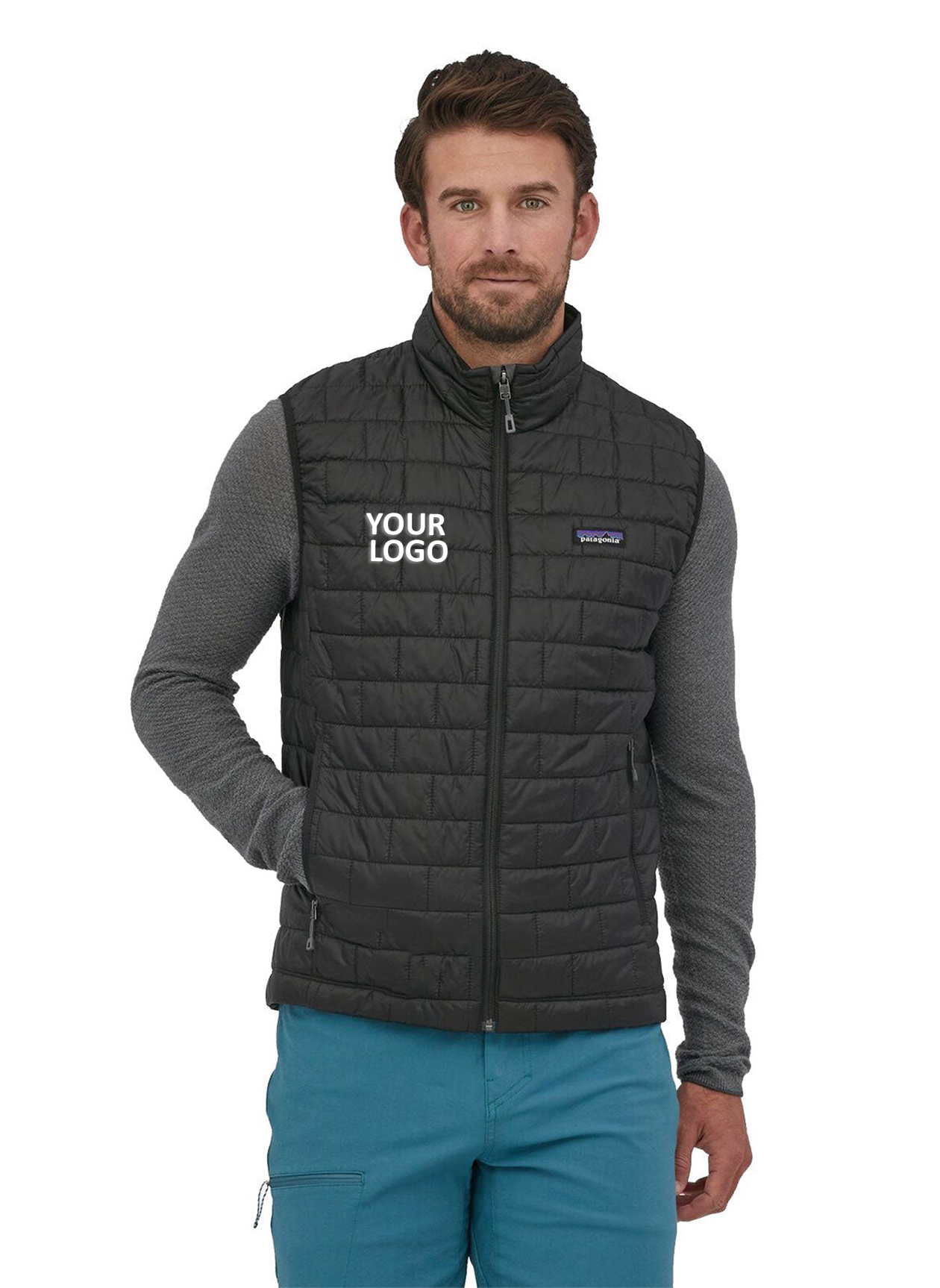 Patagonia men's nano puff vest black 2025