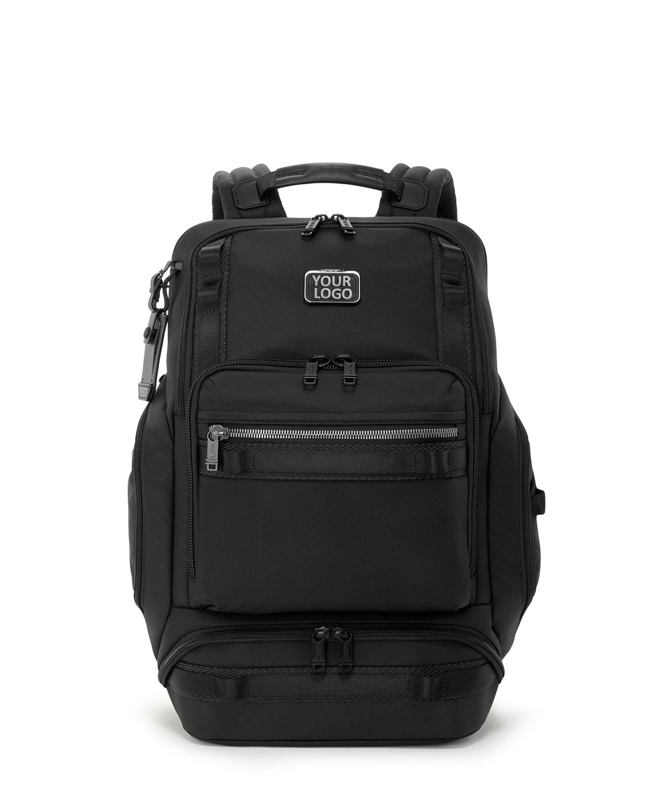 personalize tumi backpack Branded Paddock Backpack, Black performance fibers engineered for superior durability Tumi bag can emboss more