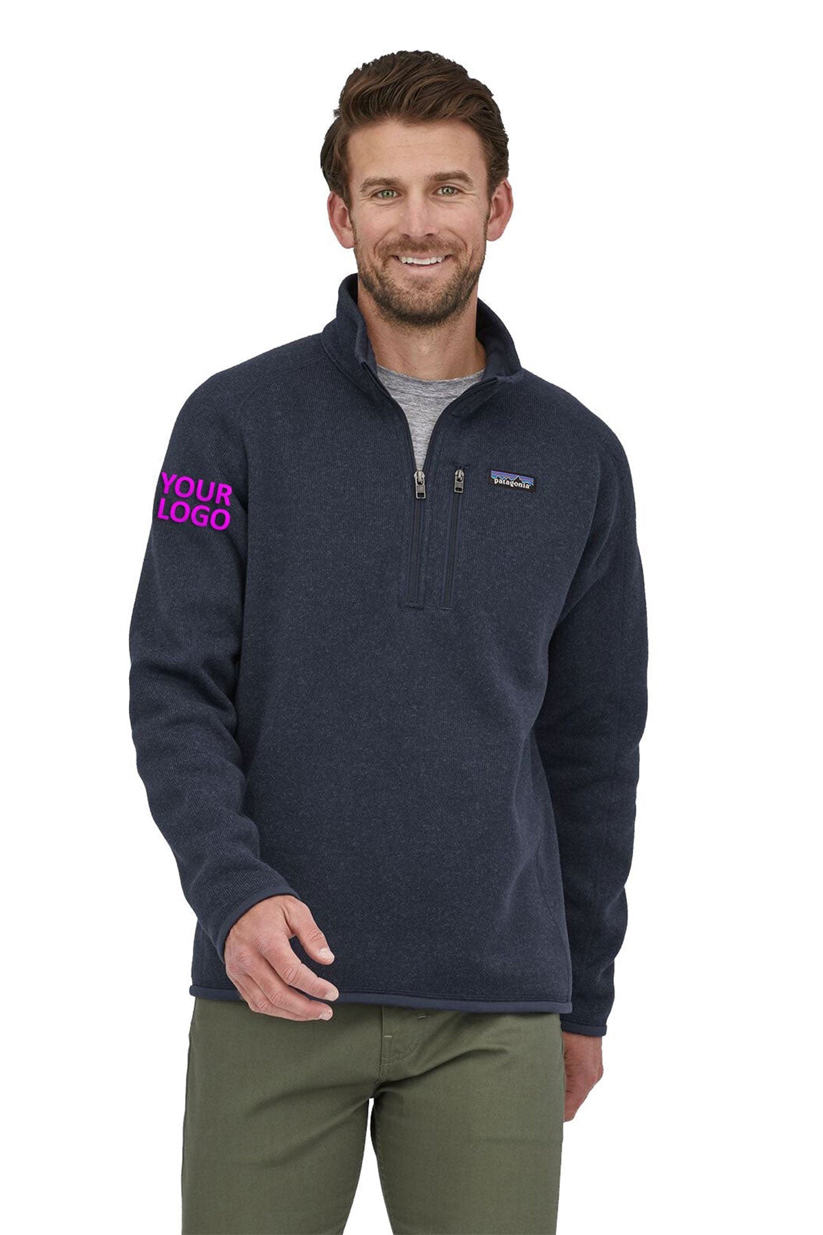 Patagonia quarter zip navy Clearance
