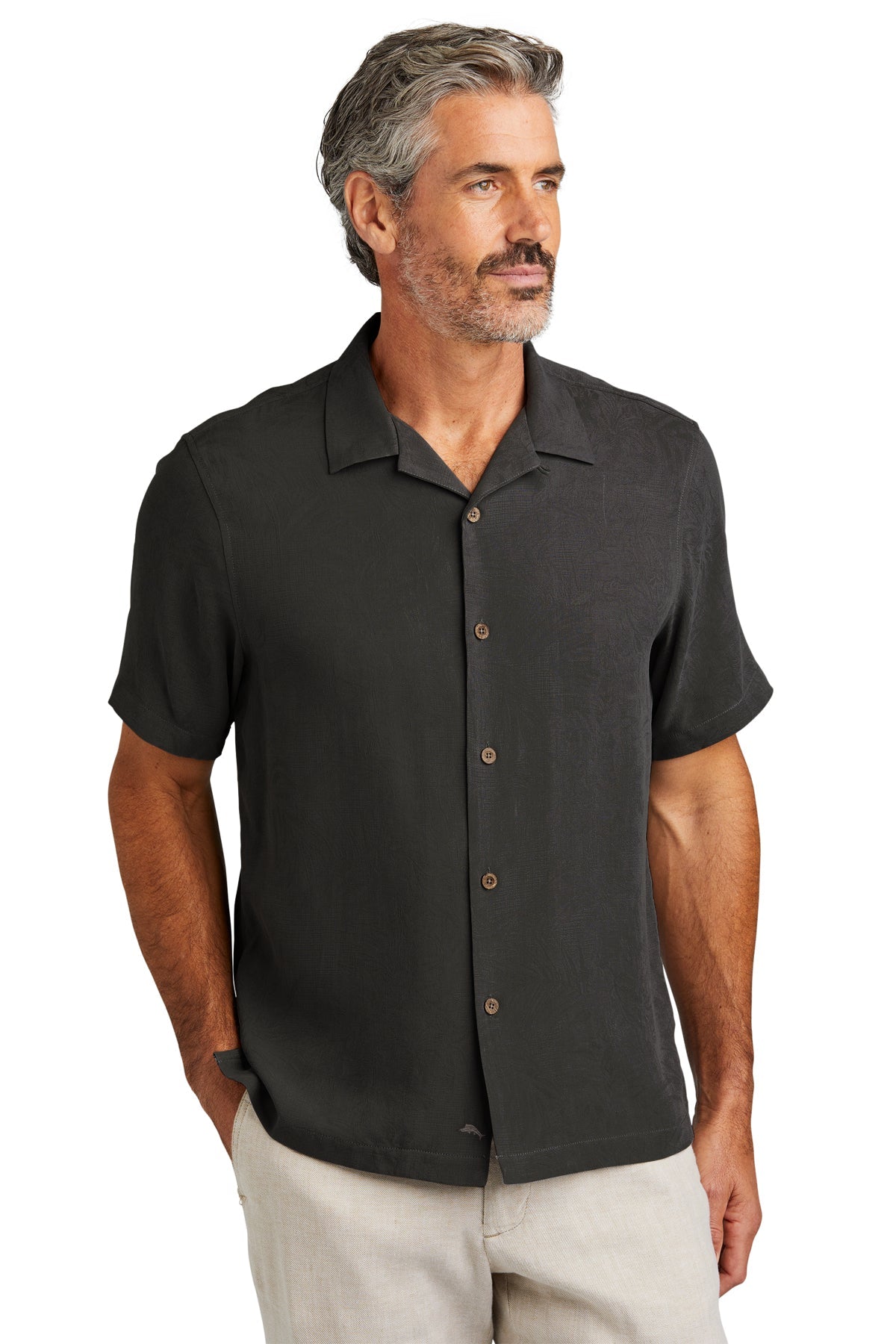 Custom Tommy Bahama Tropic Isles Shirt ST325384TB Black
