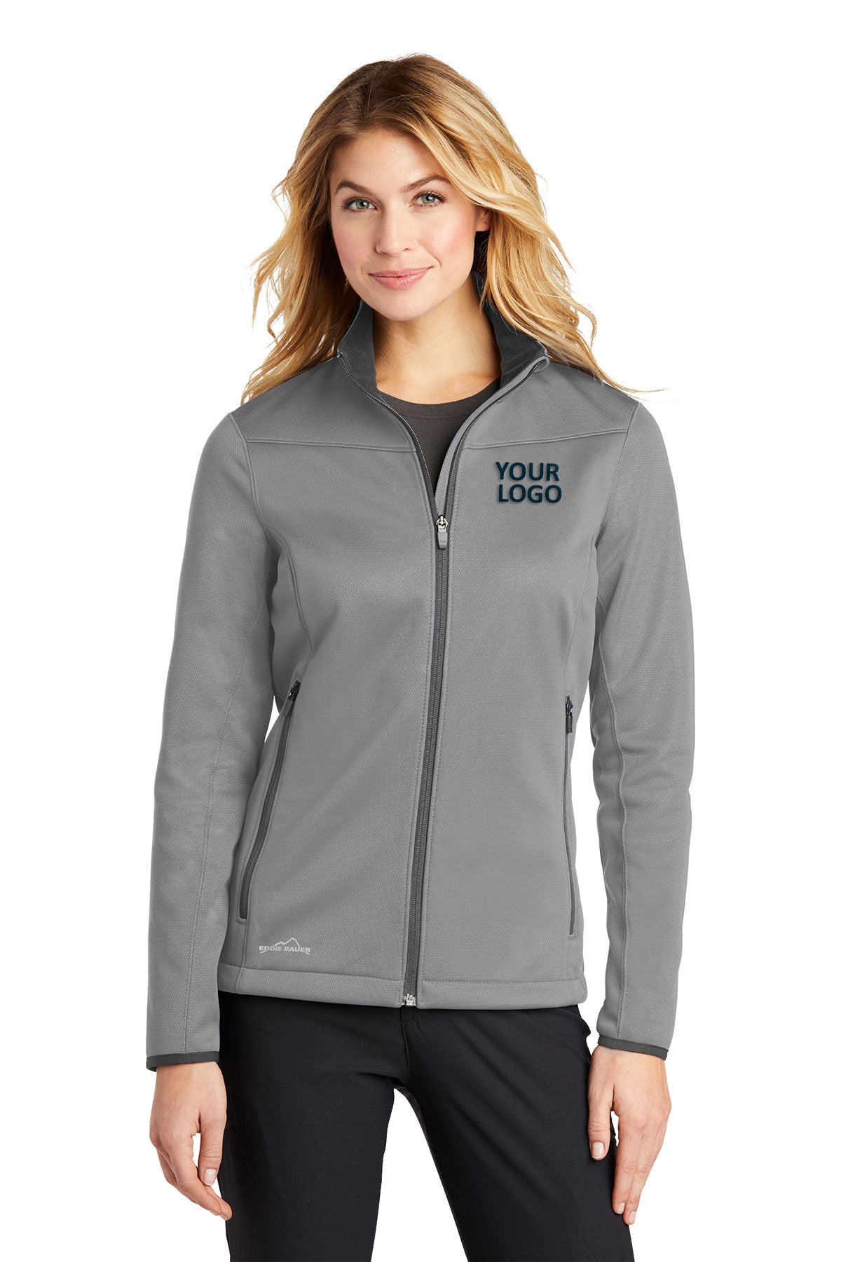 Custom Eddie Bauer Ladies Weather-Resist Soft Jacket Chrome