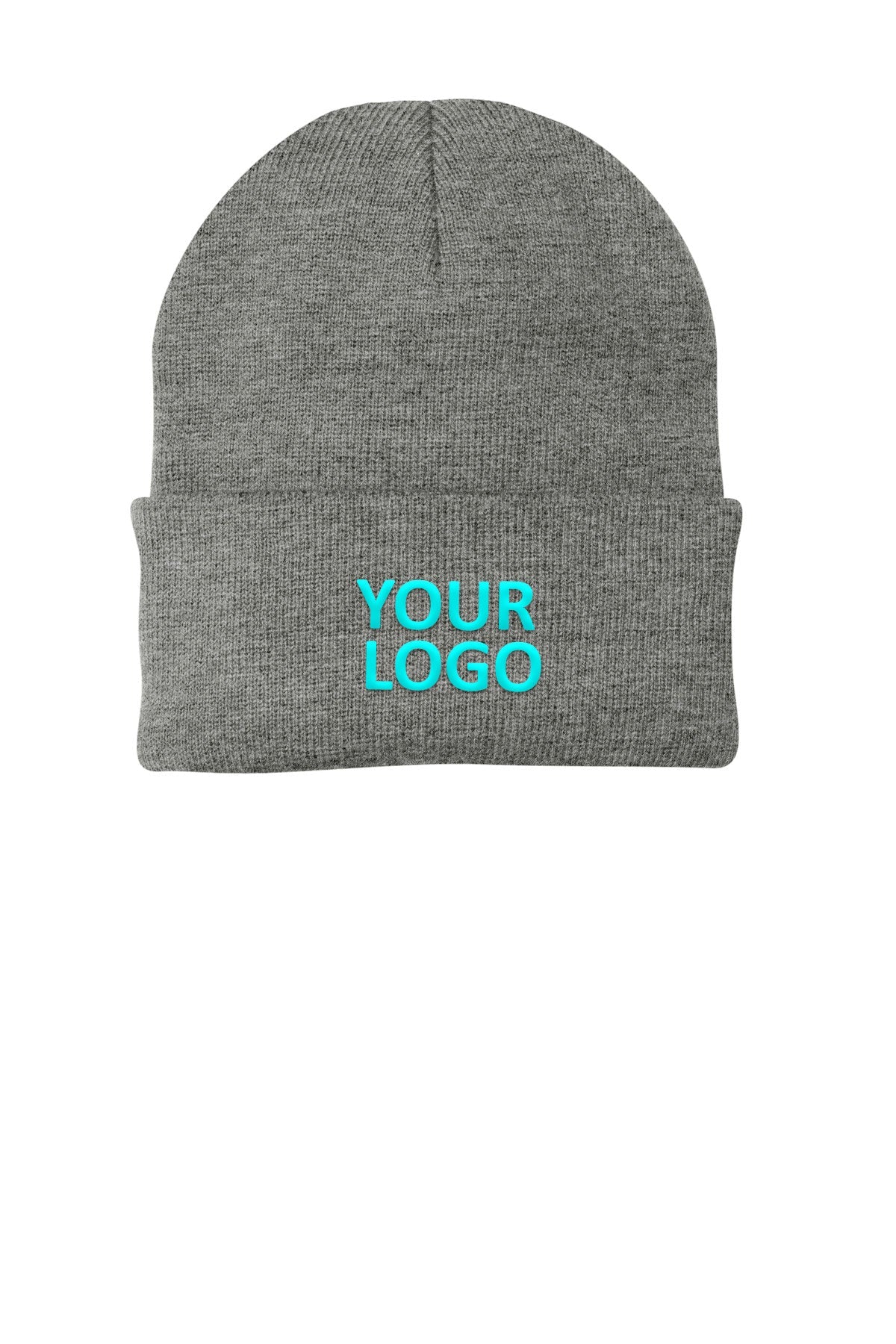 Branded Port Company Knit Cap CP90 Athletic Oxford