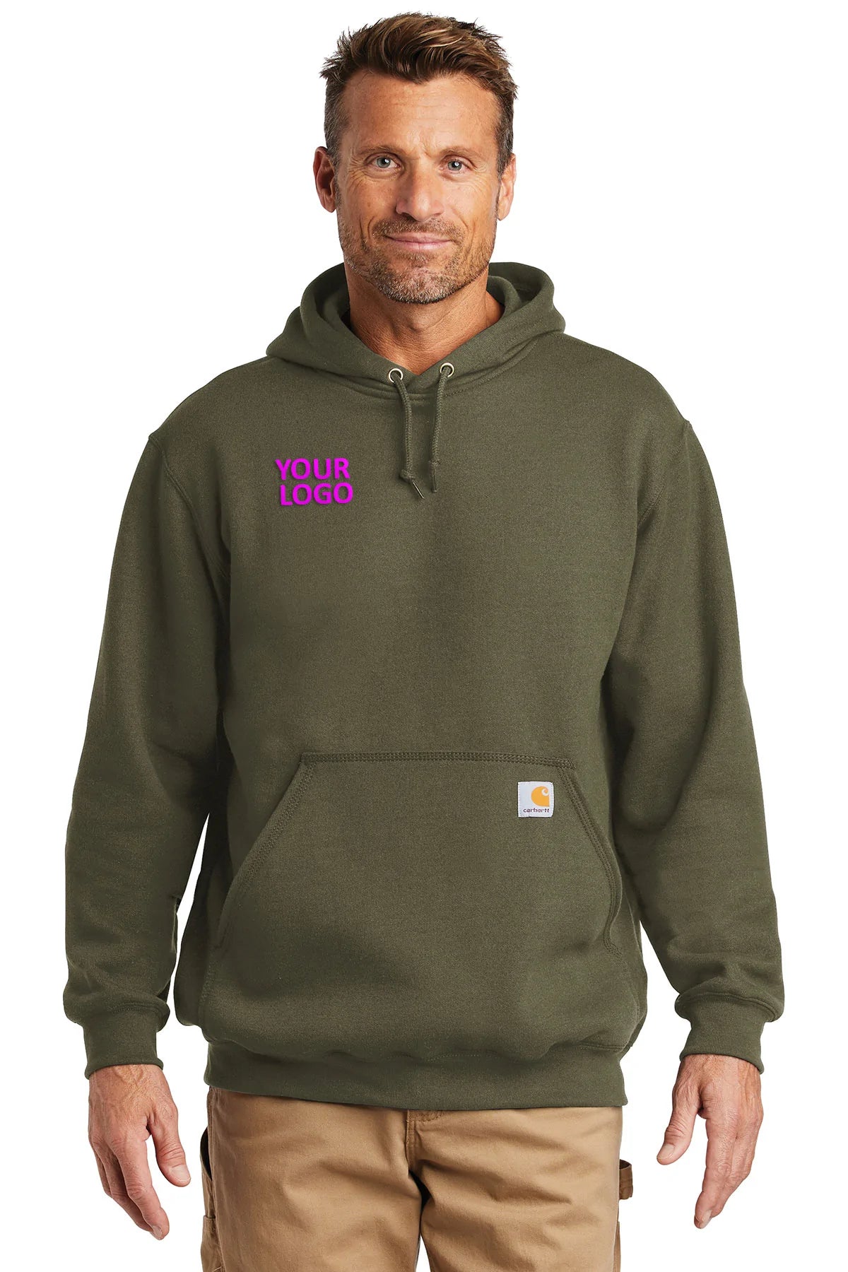 Carhartt top hoodie moss