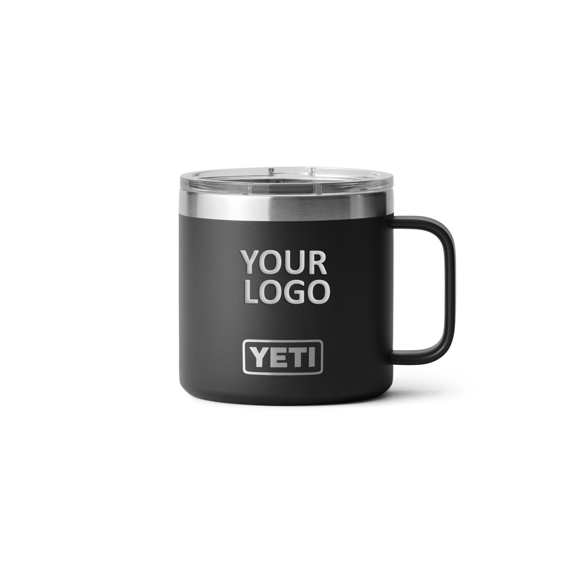 Custom Yeti Rambler 14 Oz Mug With Magslider Lid, Black