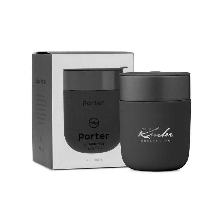 Custom W&P Porter Mug 12 Oz Charcoal 100370-088