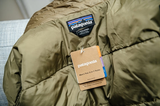 Patagonia logo on jacket