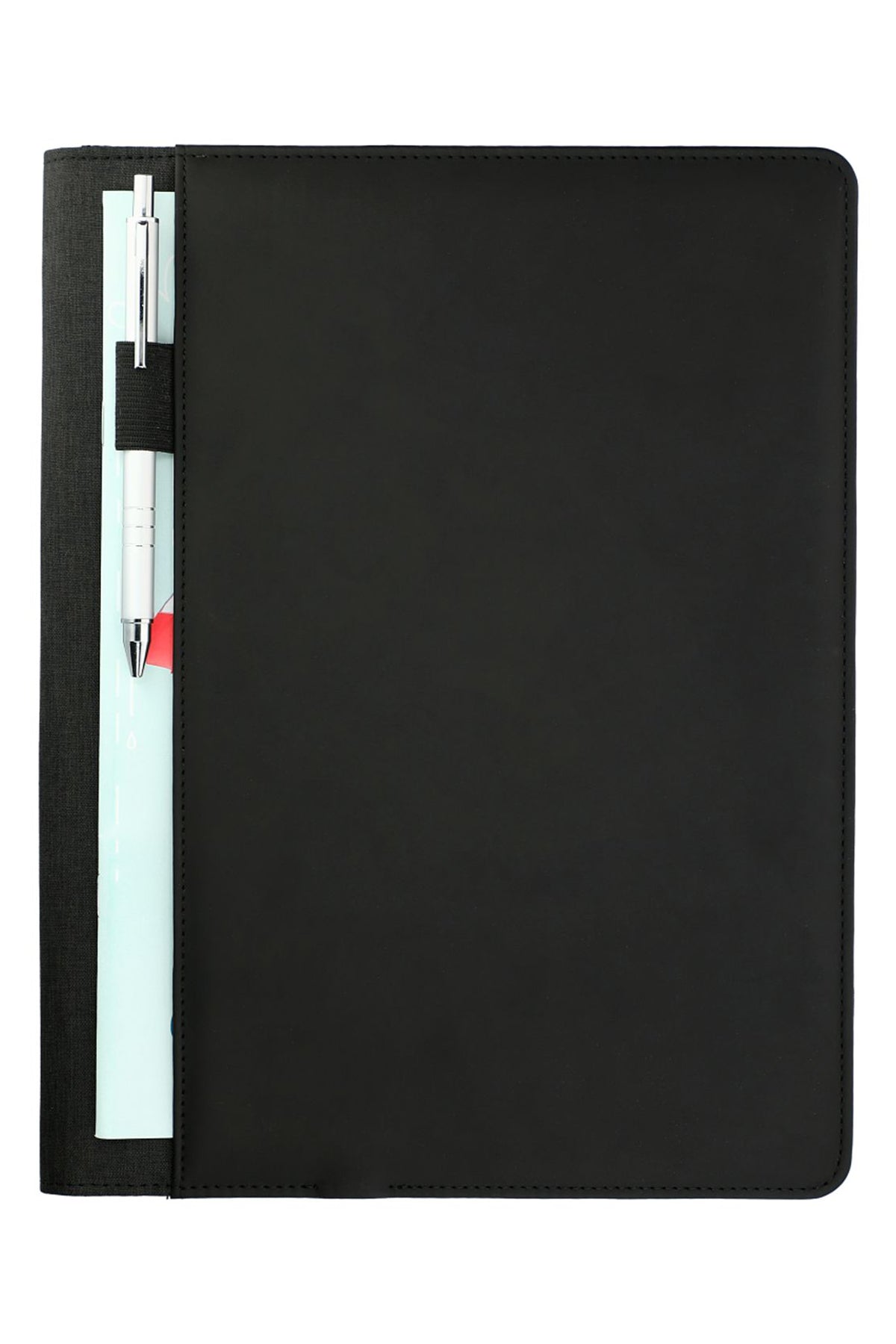 Vienna Writing Pad with Wireless Charger, Black