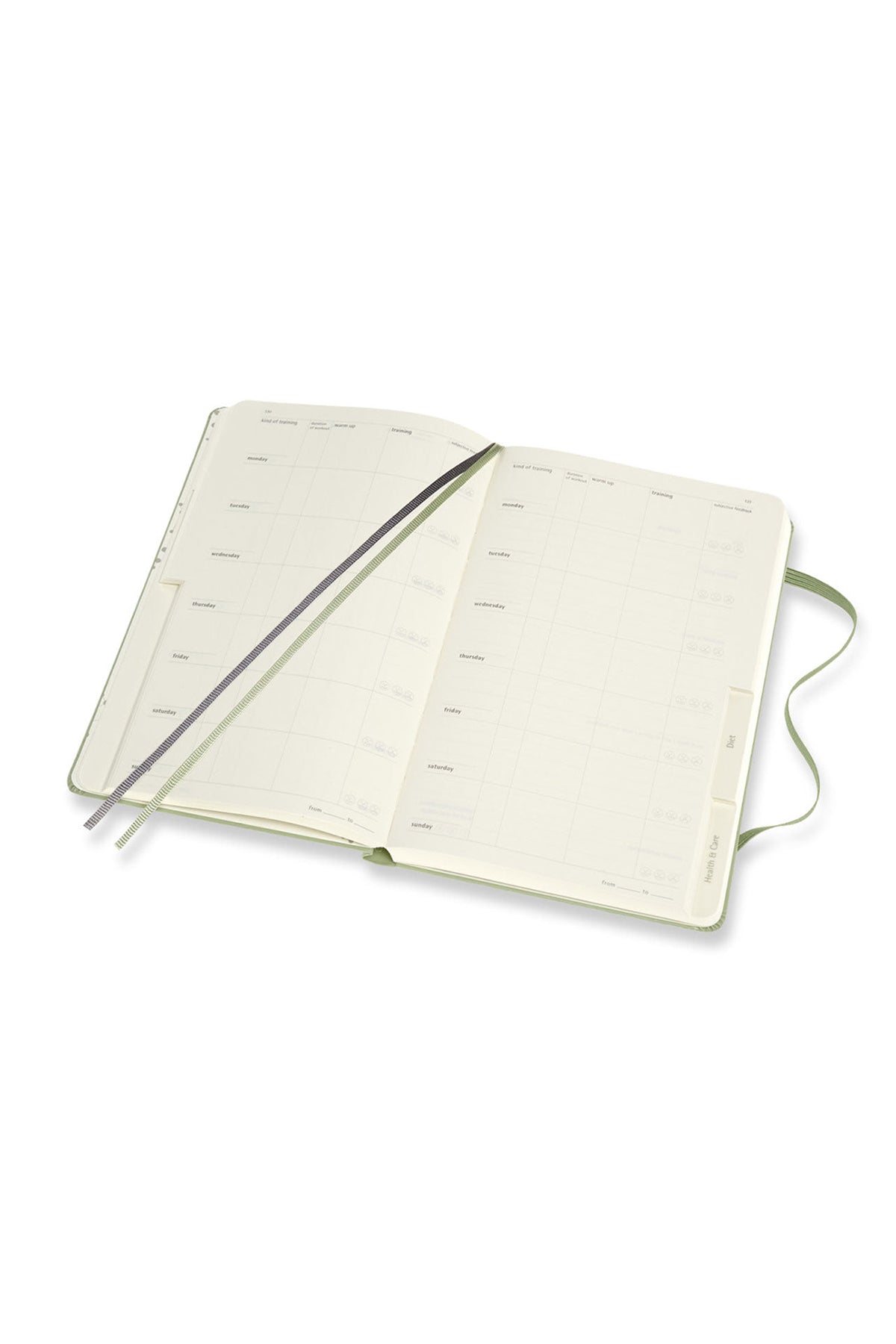 Moleskine Passion Journal Wellness Willow Green