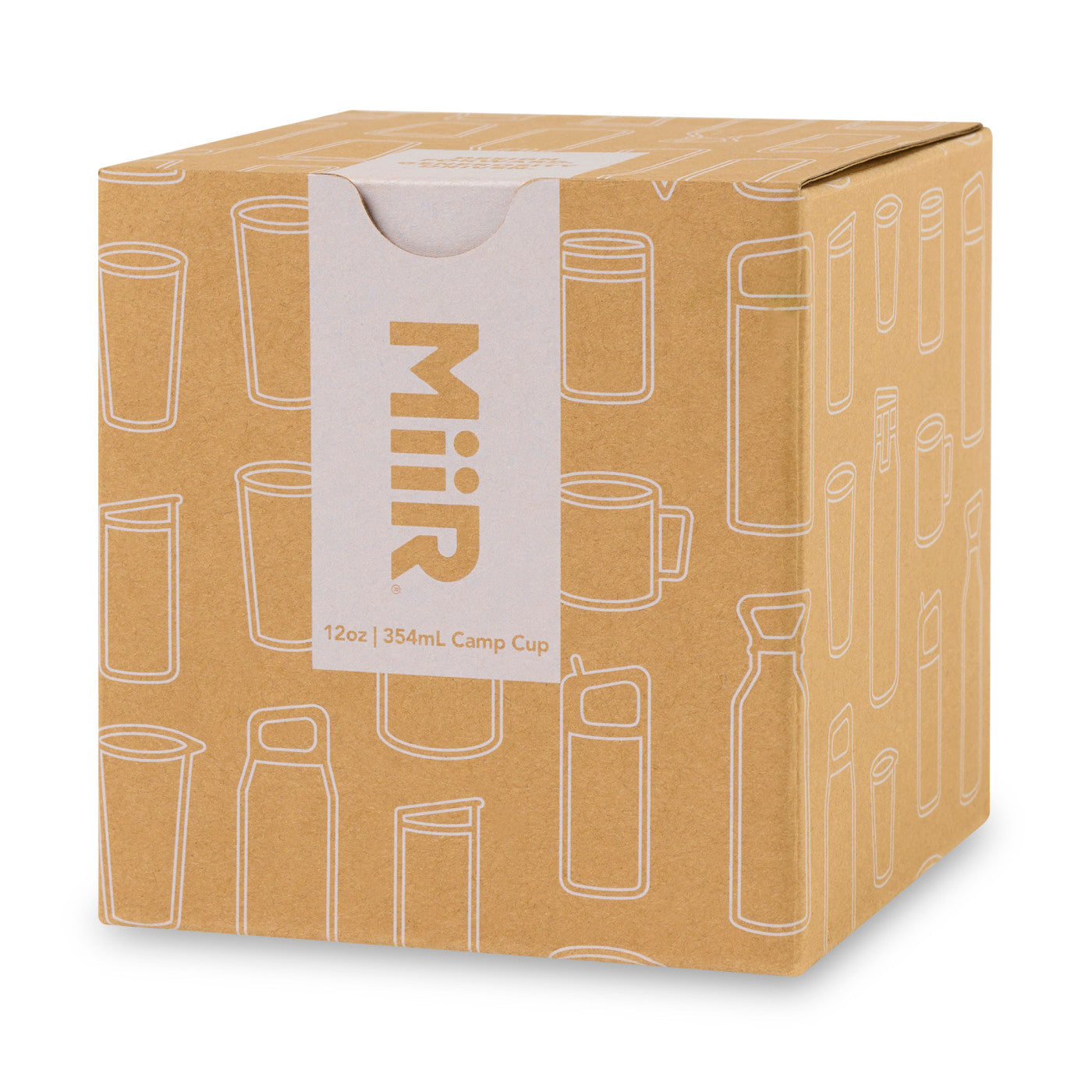 MiiR Vacuum Insulated Branded 12 Oz Camp Cups, White Powder