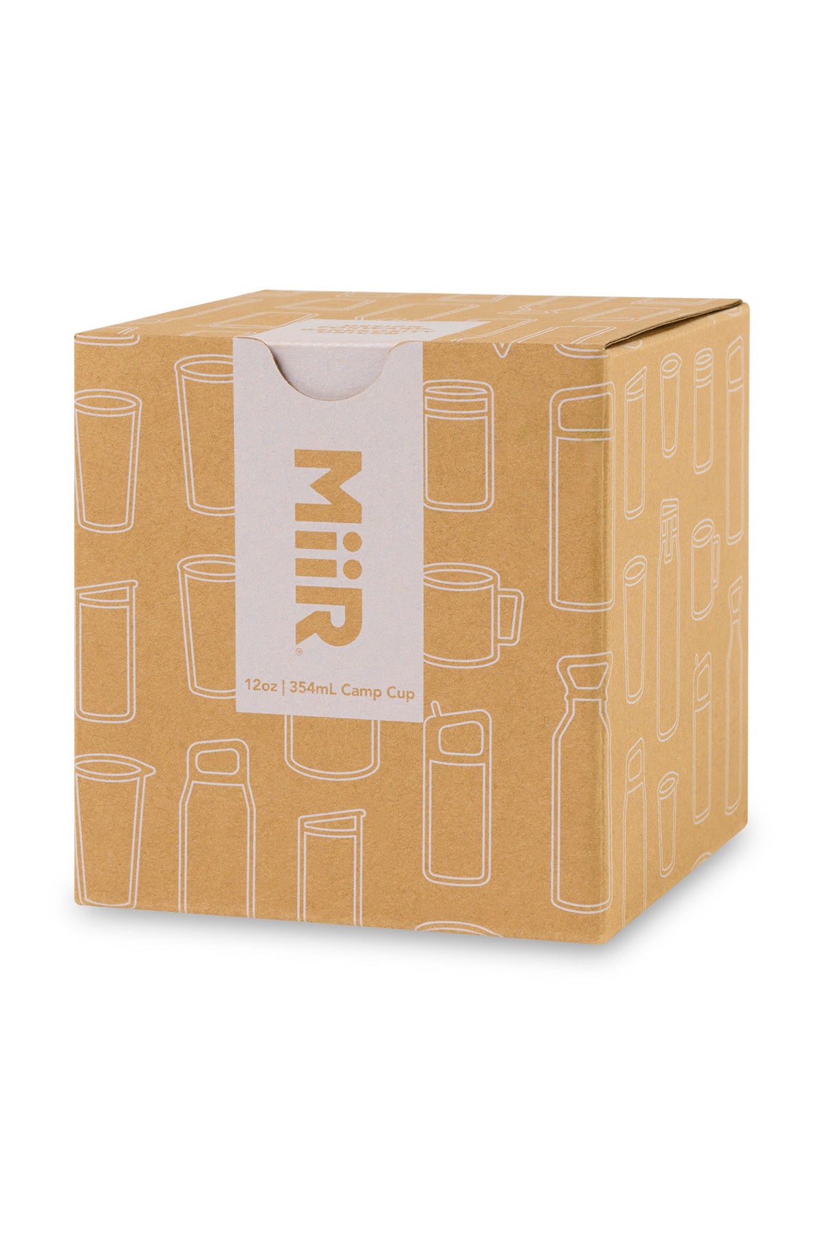 MiiR Vacuum Insulated Branded 12 Oz Camp Cups, White Powder
