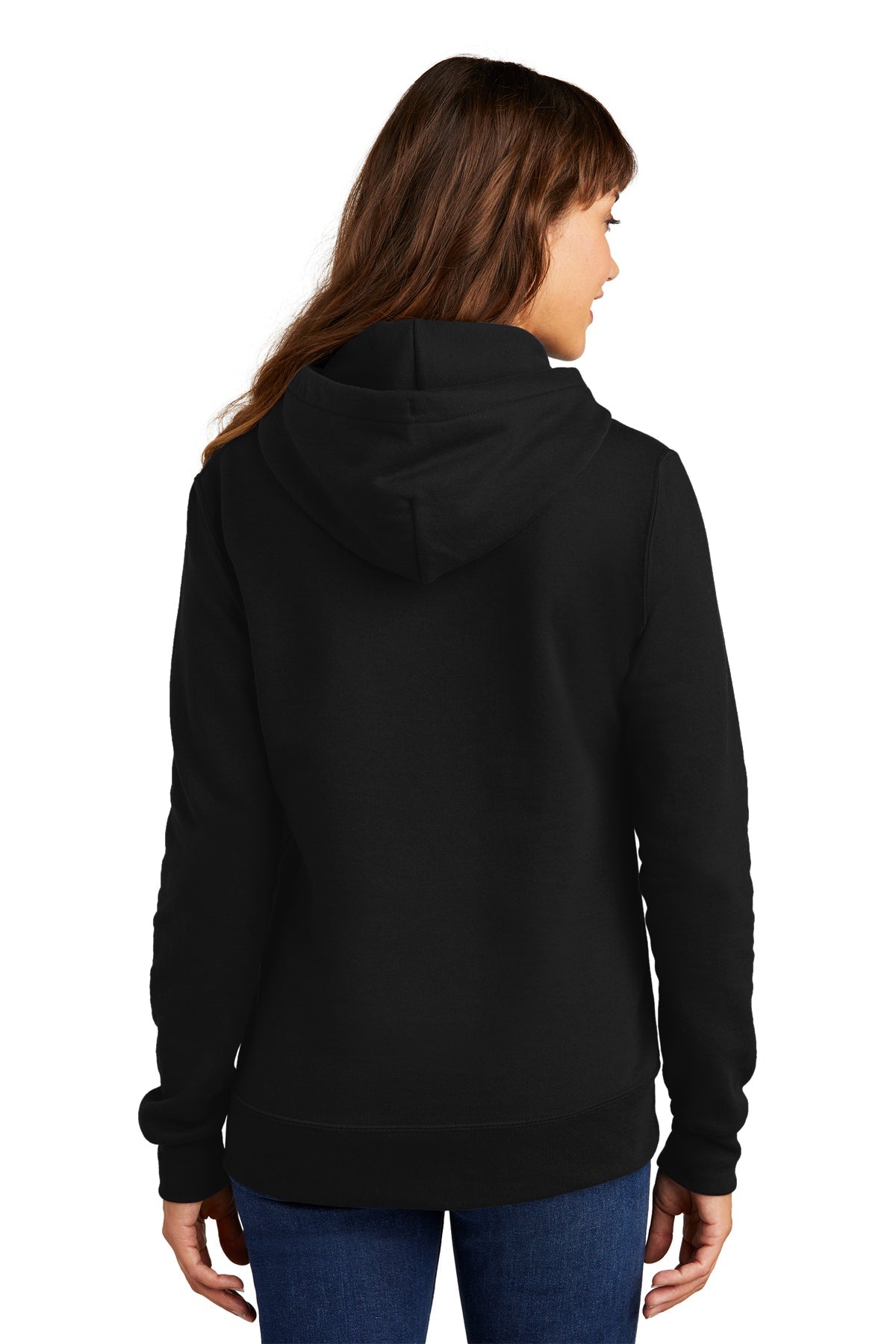 Port & Company Ladies Core Fleece Customized Hoodies, Jet Black [Harris & Associates]