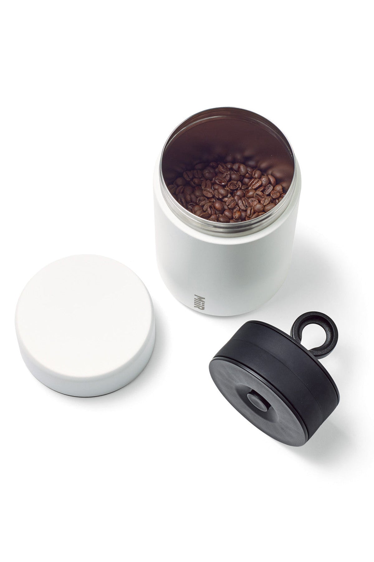 MiiR Coffee Branded 12 Oz Canisters, White Powder