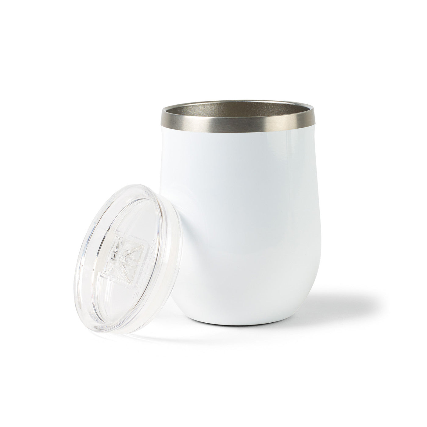 Custom CORKCICLE Stemless Wine Cup 12 Oz White [Fionta]