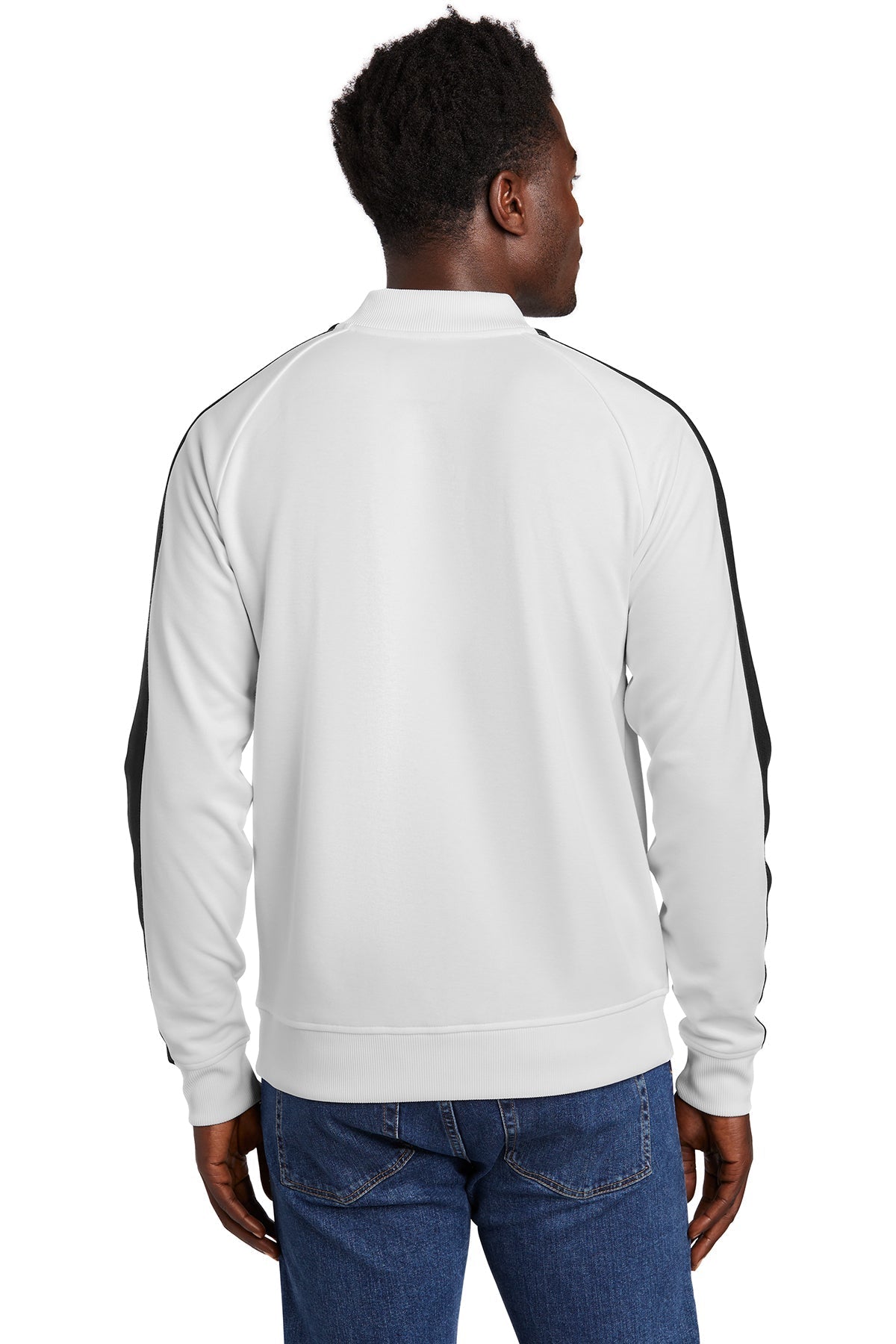 New Era Custom Track Jackets, White/ Black [TestQ]