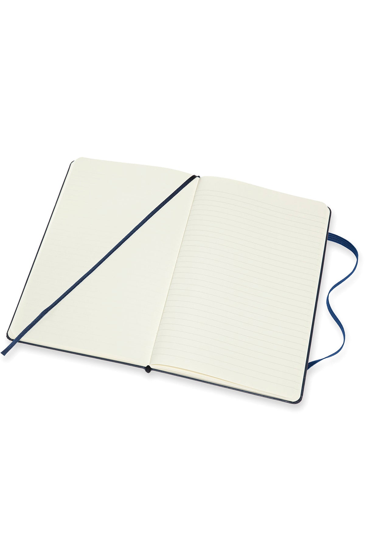 Moleskine Hard Cover Large Double Layout Notebook Sapphire Blue