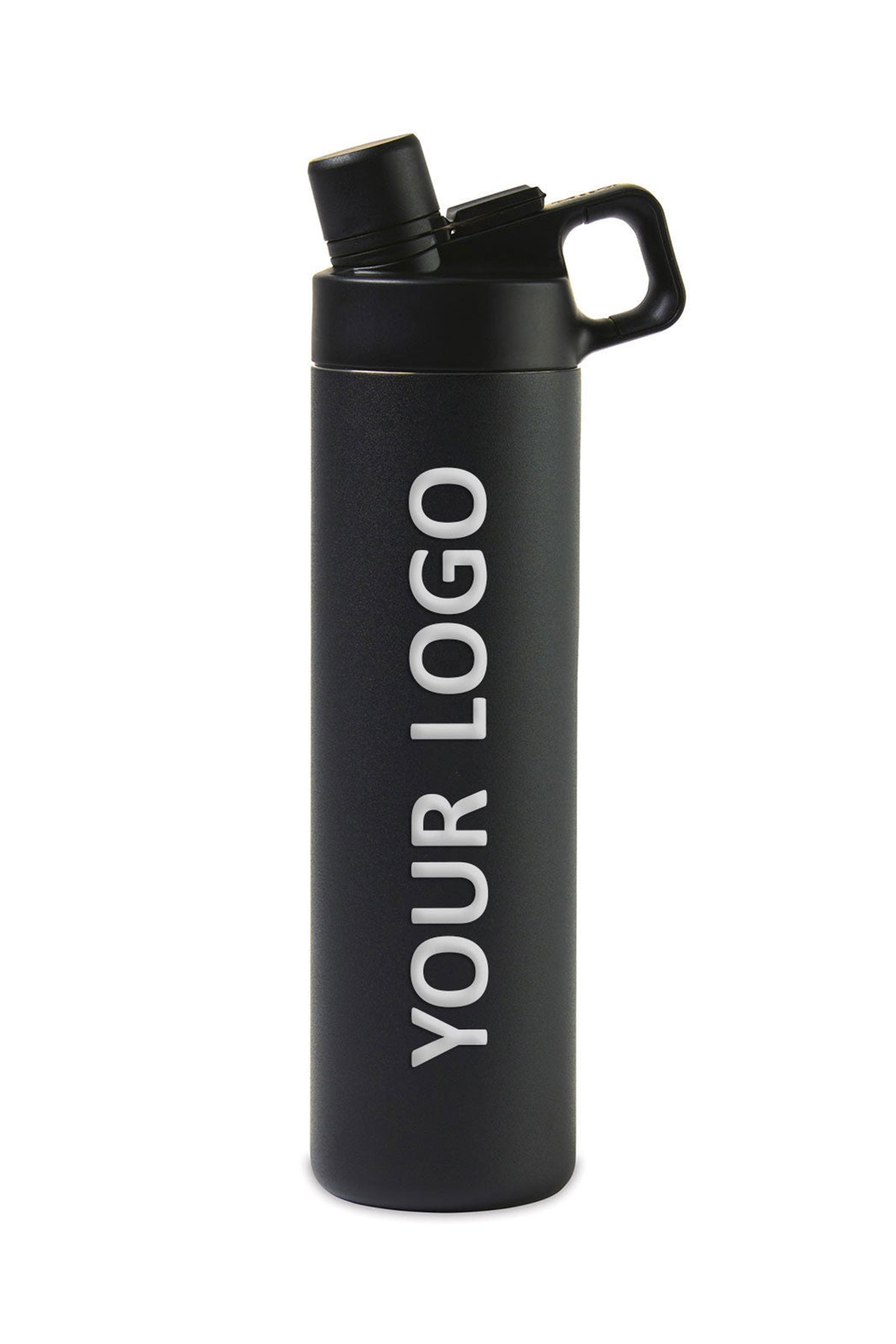 MiiR Vacuum Insulated Chug Lid Customized 20 Oz Bottles, Black Powder