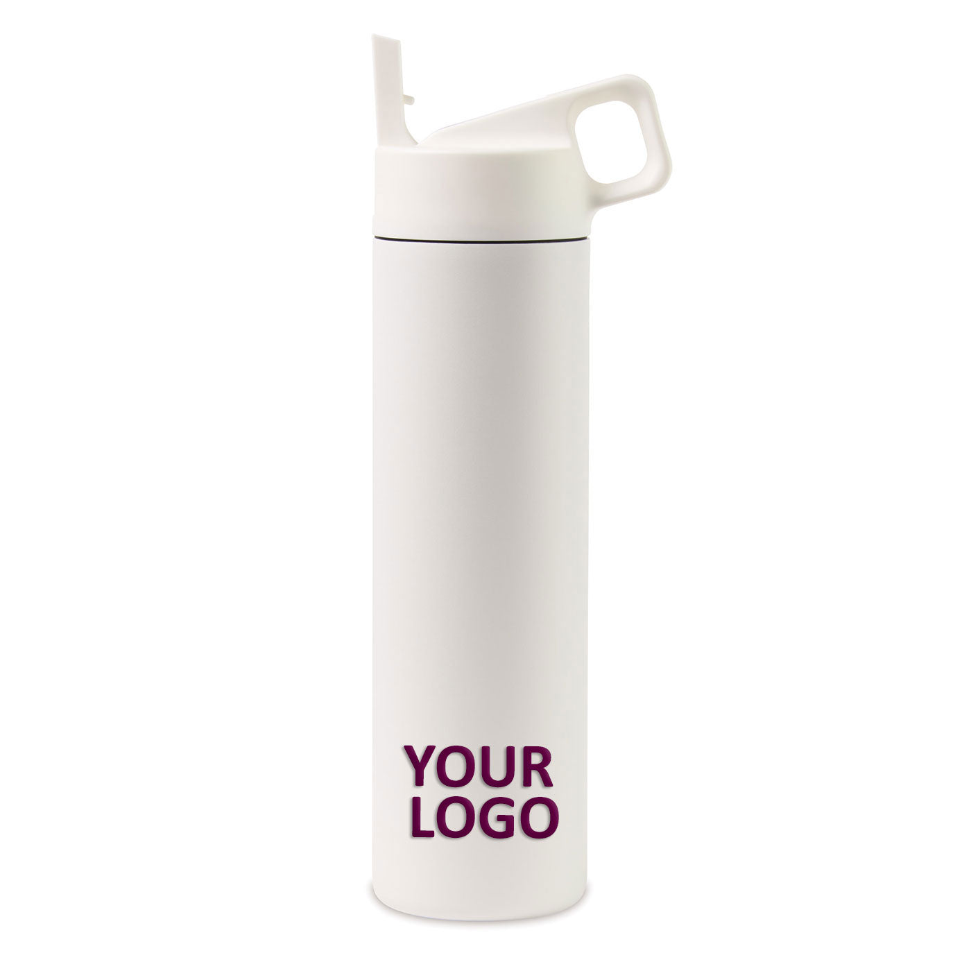 MiiR Insulated Customized 20 Oz Straw Lid Bottles, White Powder [EHR]