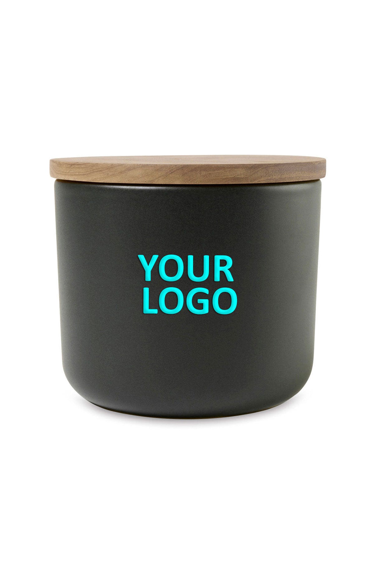 Be Home Stoneware Custom Containers, Black