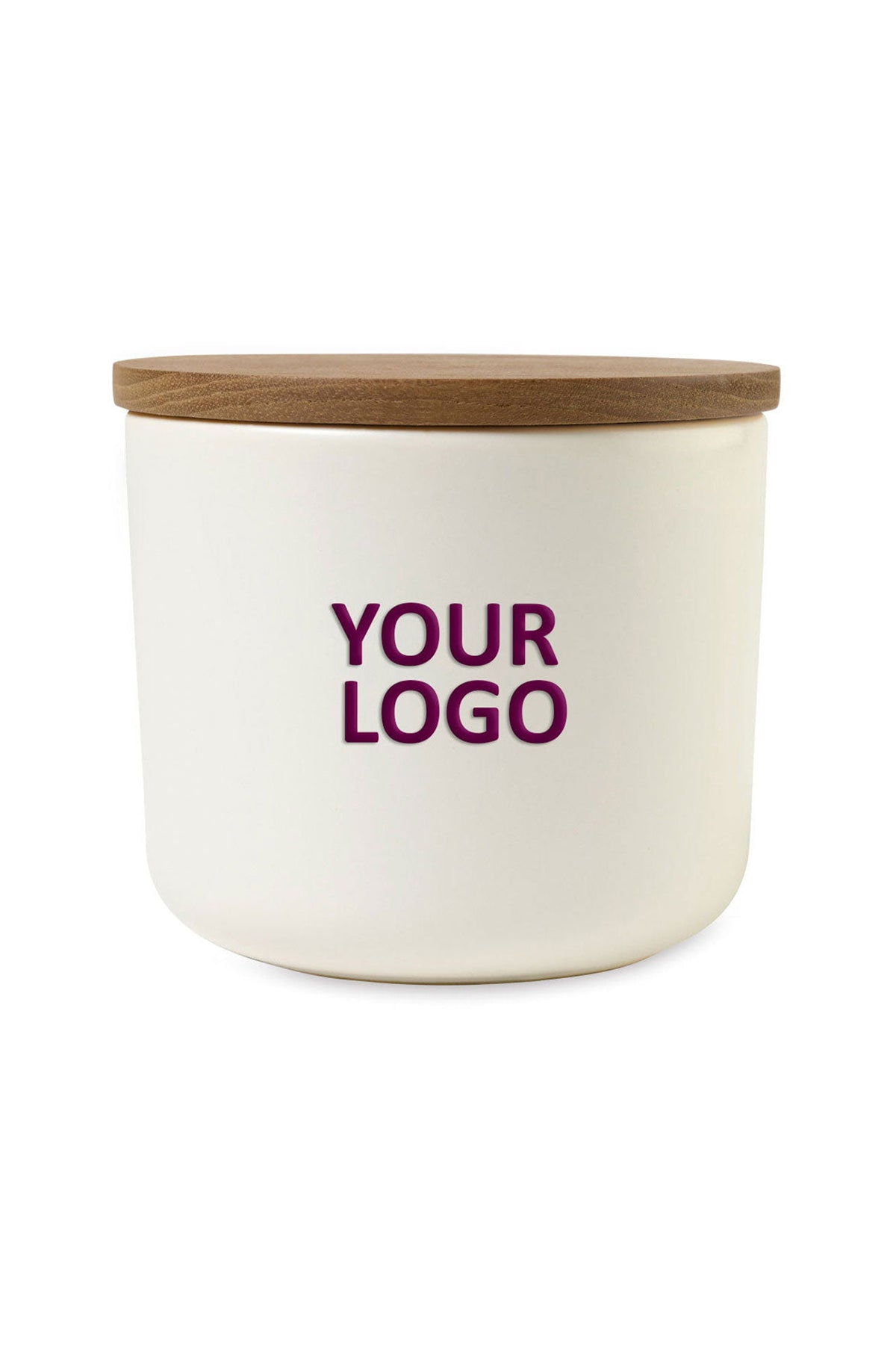 Be Home Stoneware Custom Containers, White