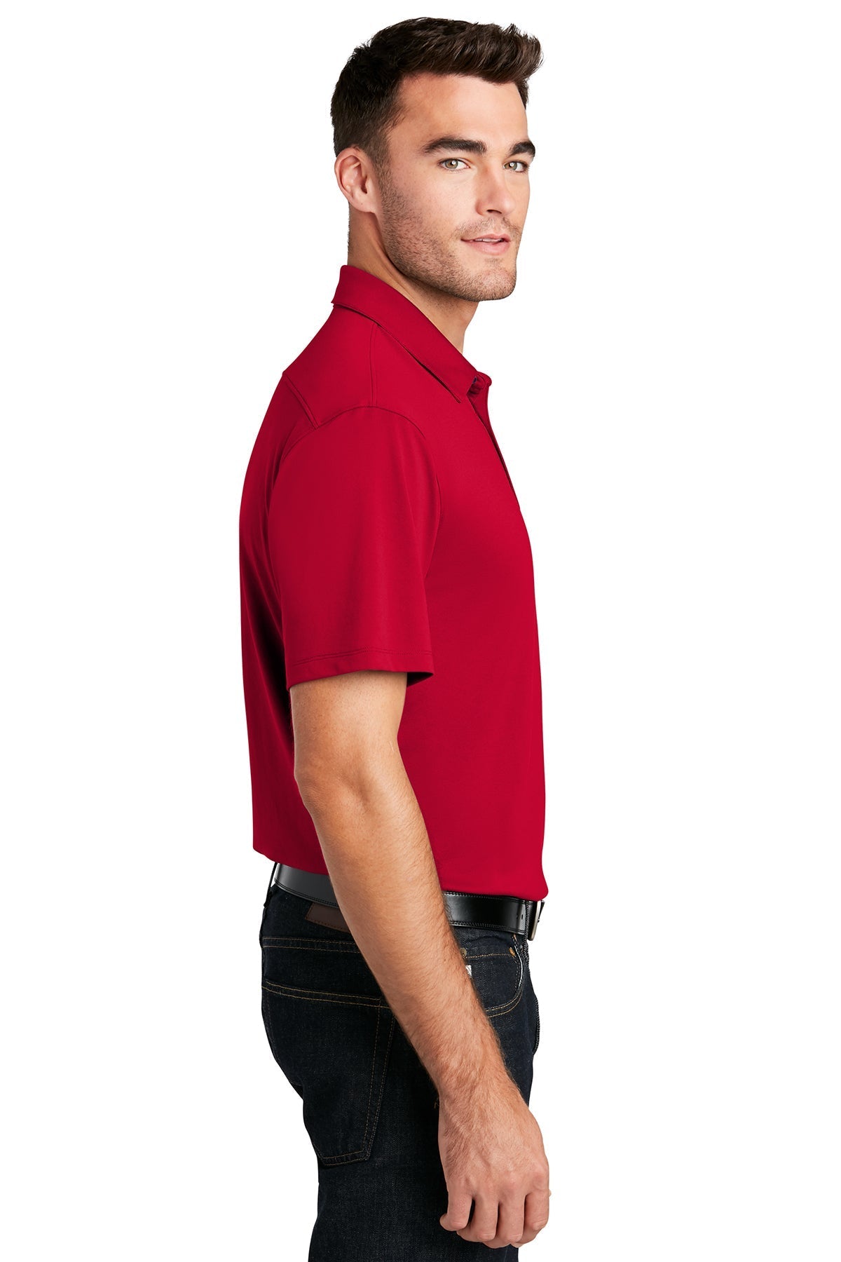 Port Authority UV Choice Pique Customized Polos, Rich Red [NexTech Solutions]