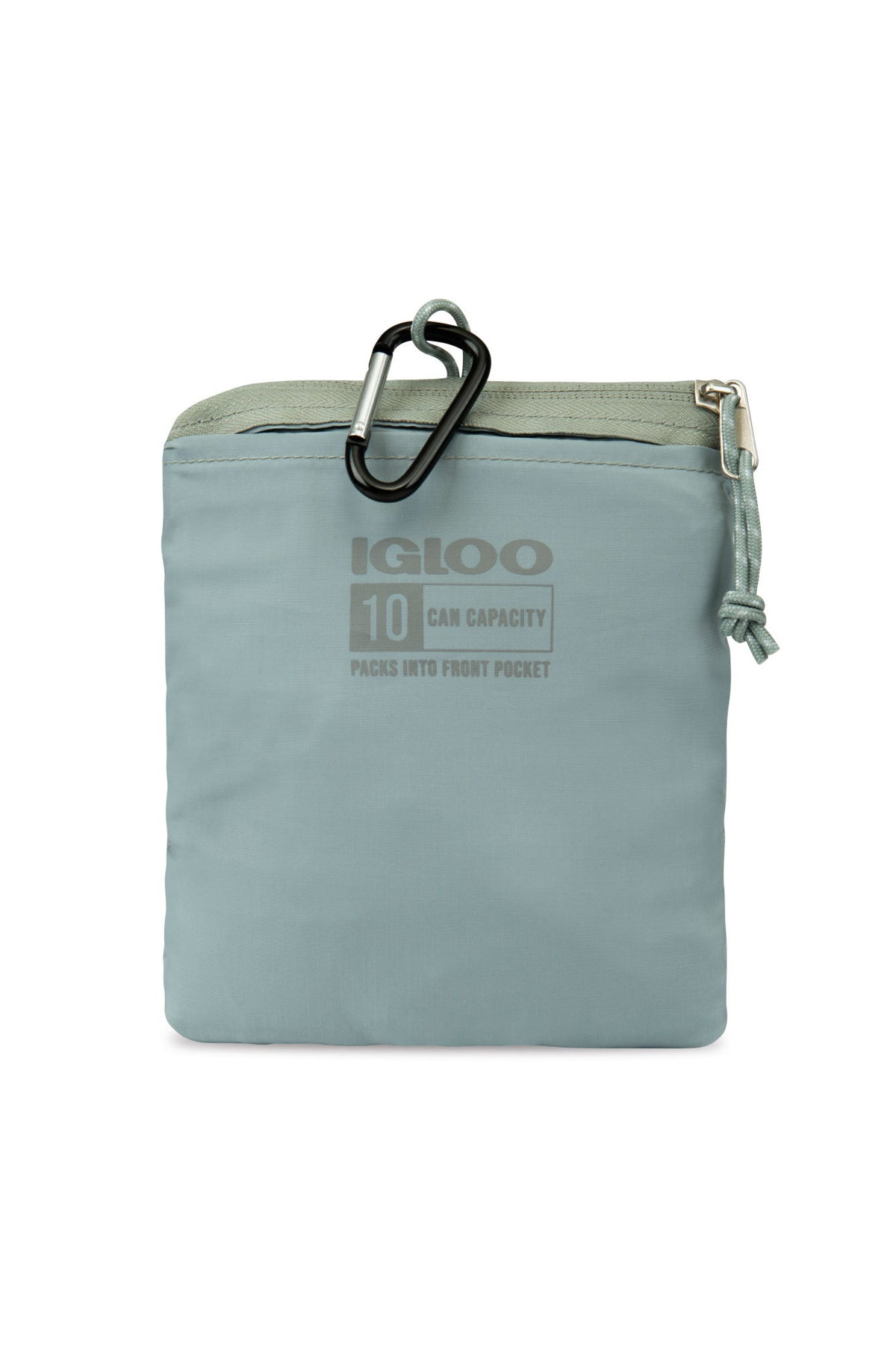 Igloo Packable Puffer 10 Can Branded Cooler Bags, Aqua Gray