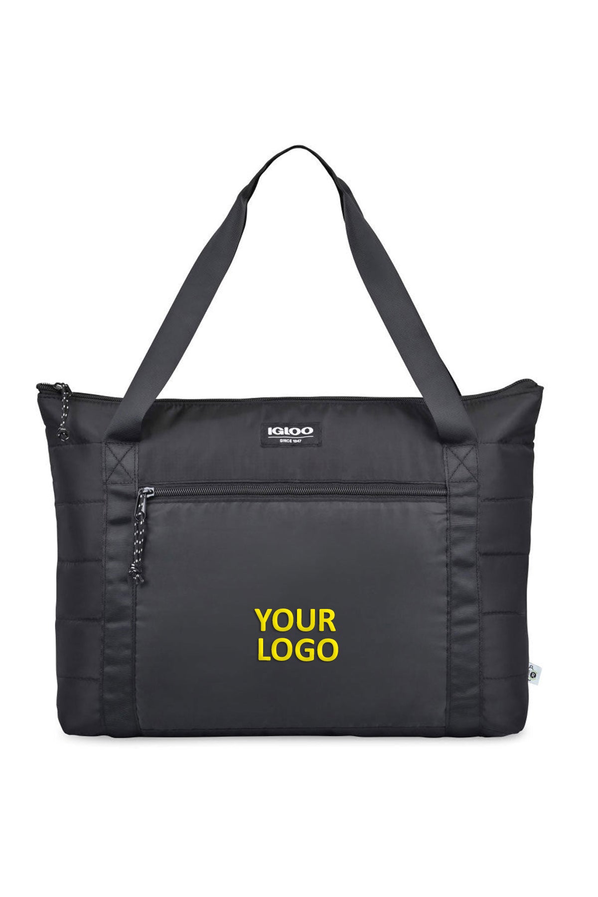 Igloo Packable Puffer 20 Can Custom Cooler Bags, Black