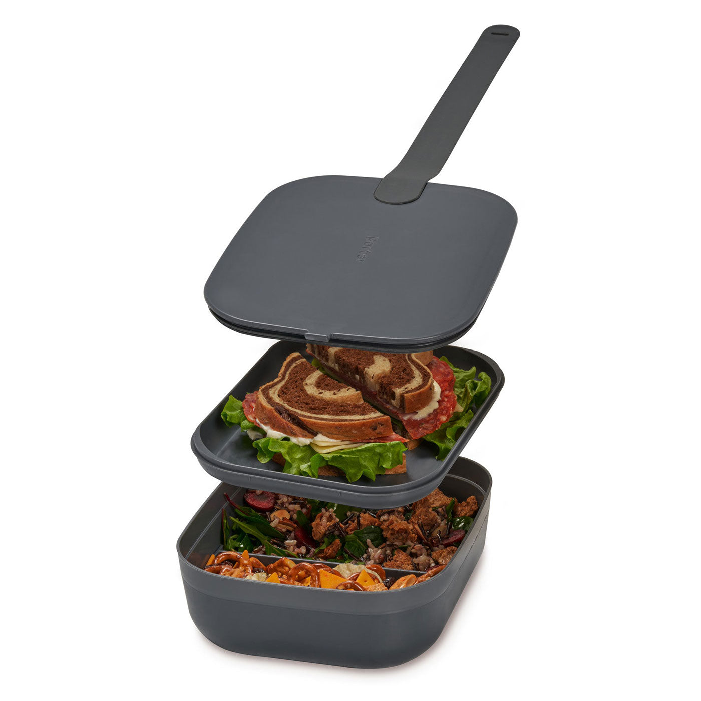 W&P Customized Lunch Boxes, Charcoal