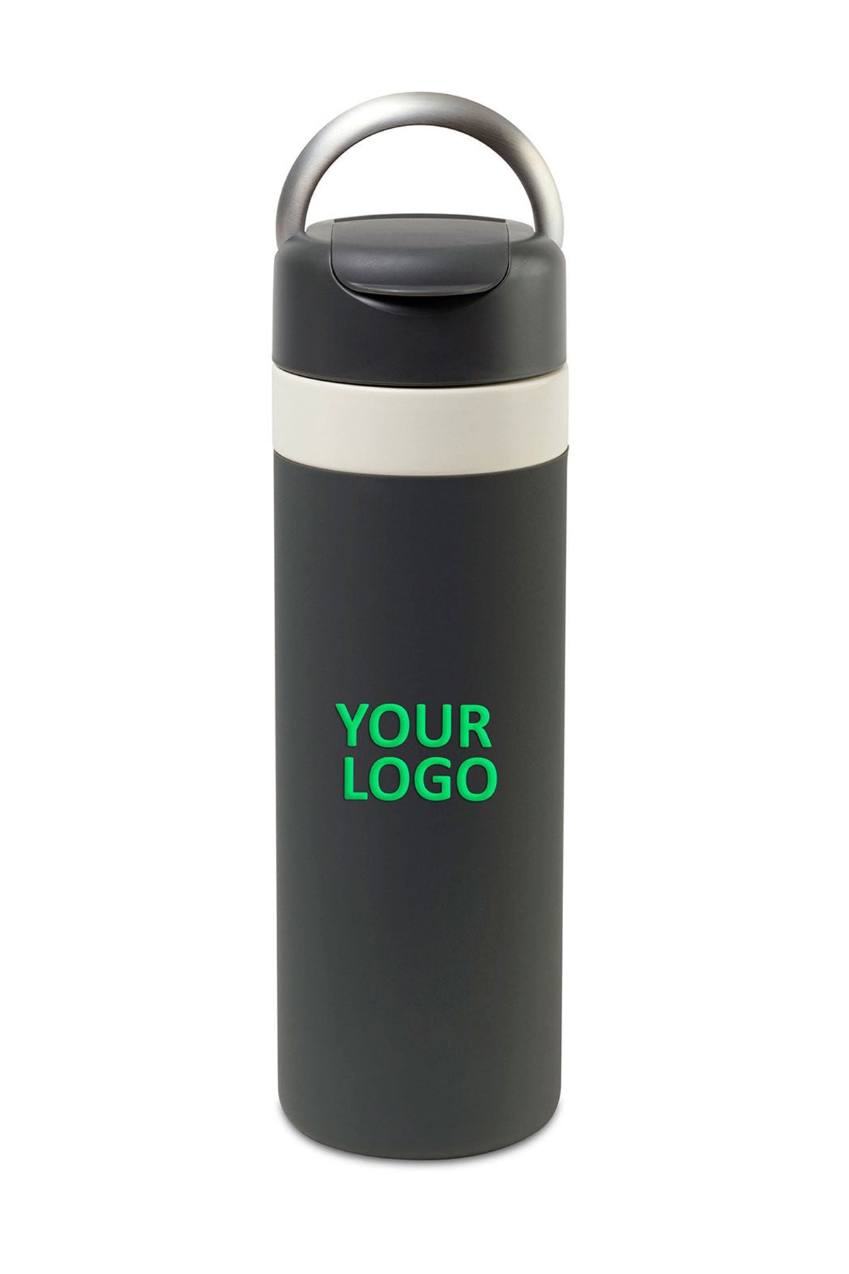 W&P Insulated Ceramic Customized 20oz Bottles, Charcoal