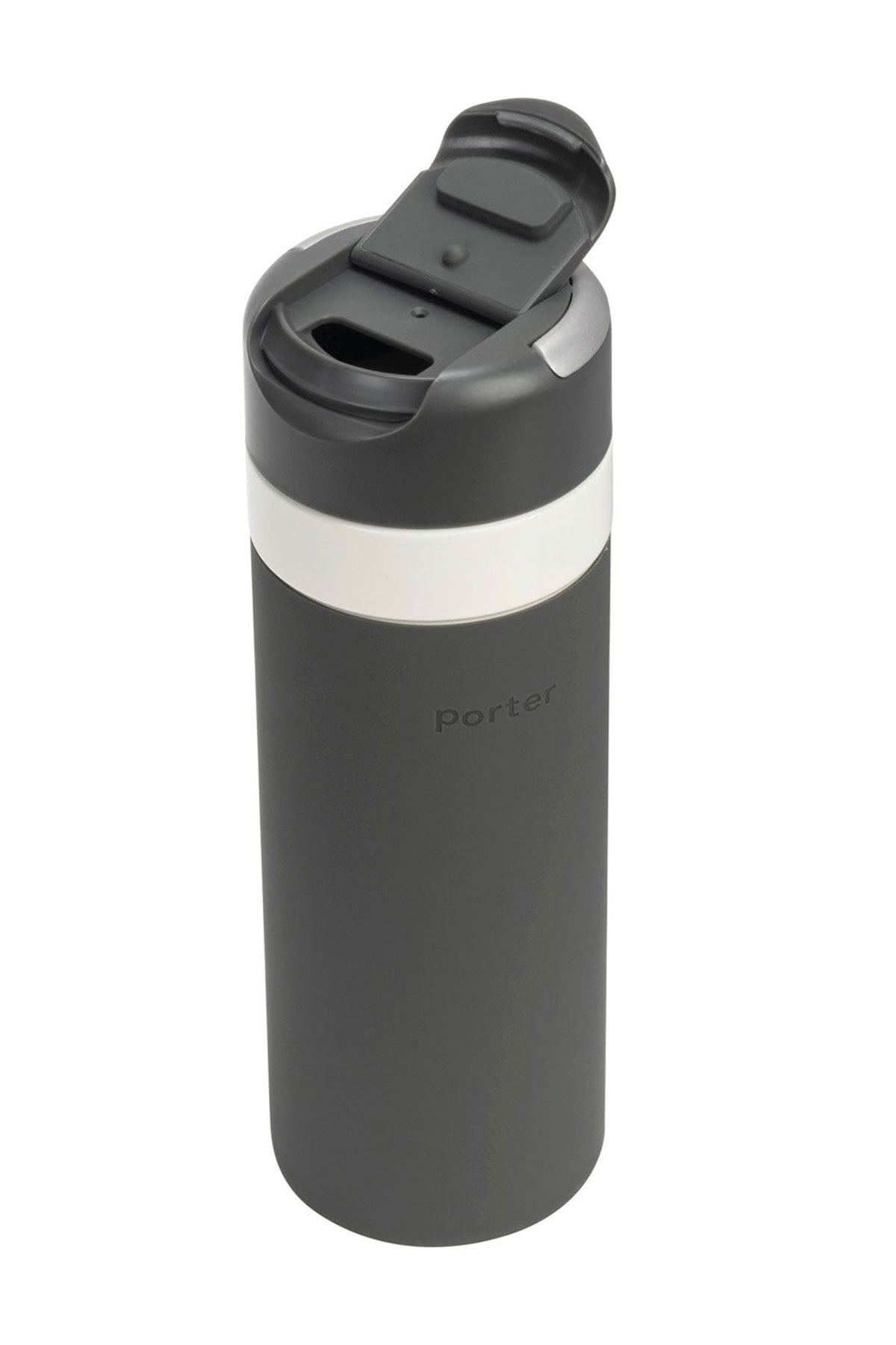 W&P Insulated Ceramic Customized 20oz Bottles, Charcoal