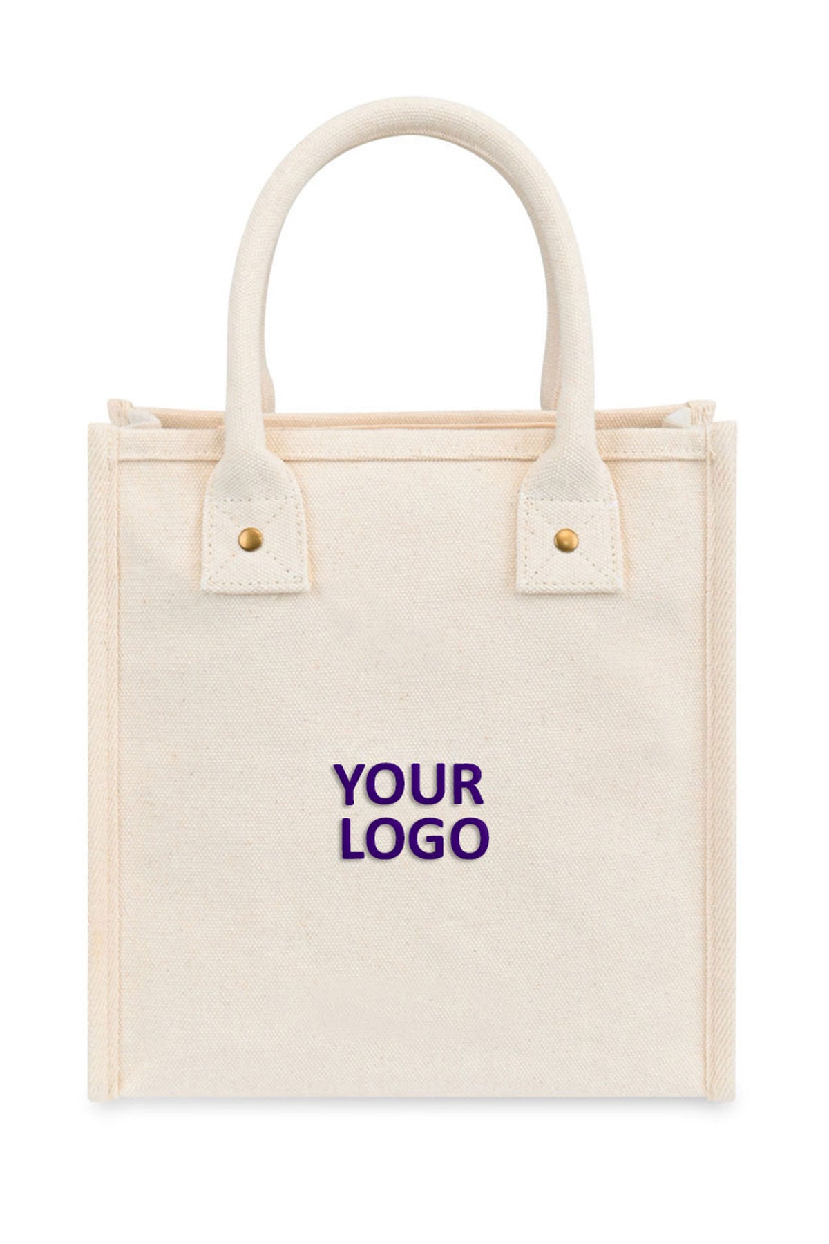 Petite Market Street Custom Totes, Natural