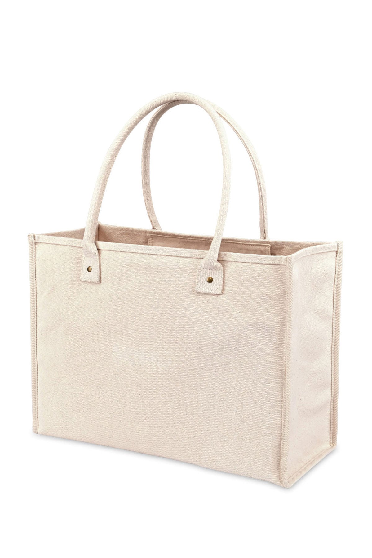 Grande Market Street Custom Totes, Natural