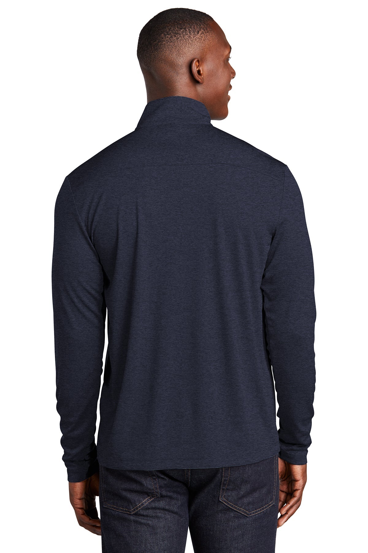 Sport-Tek Endeavor Customized 1/4-Zip Pullovers, Deep Navy Heather [Guardian Pharmacy of Cincinnati DBA Mullaneys]