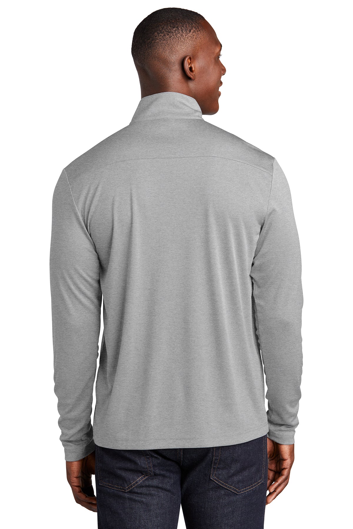 Sport-Tek Endeavor Customized 1/4-Zip Pullovers, Light Grey Heather [MTAC]