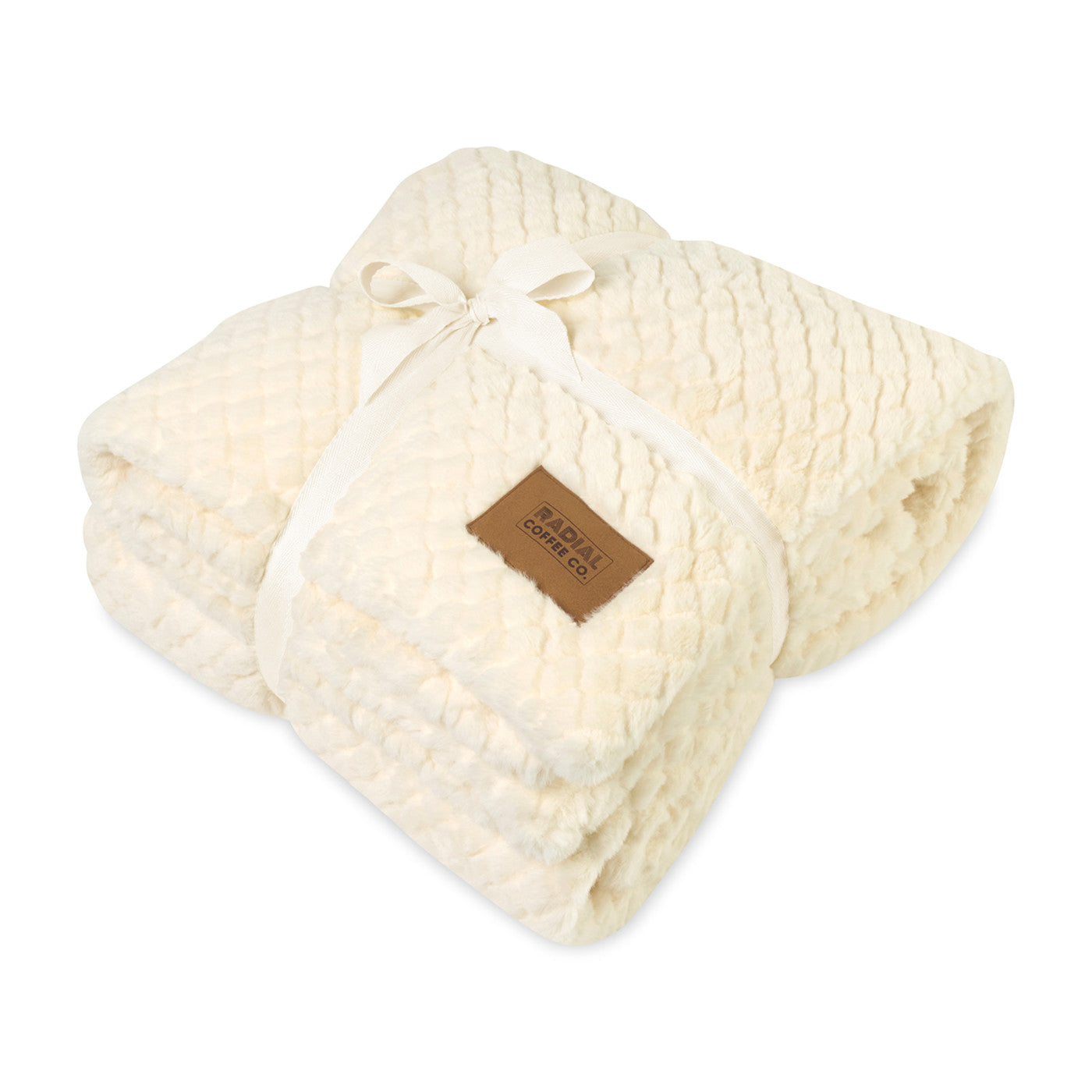 Luxe Nordic Throw Custom Blankets, Cream