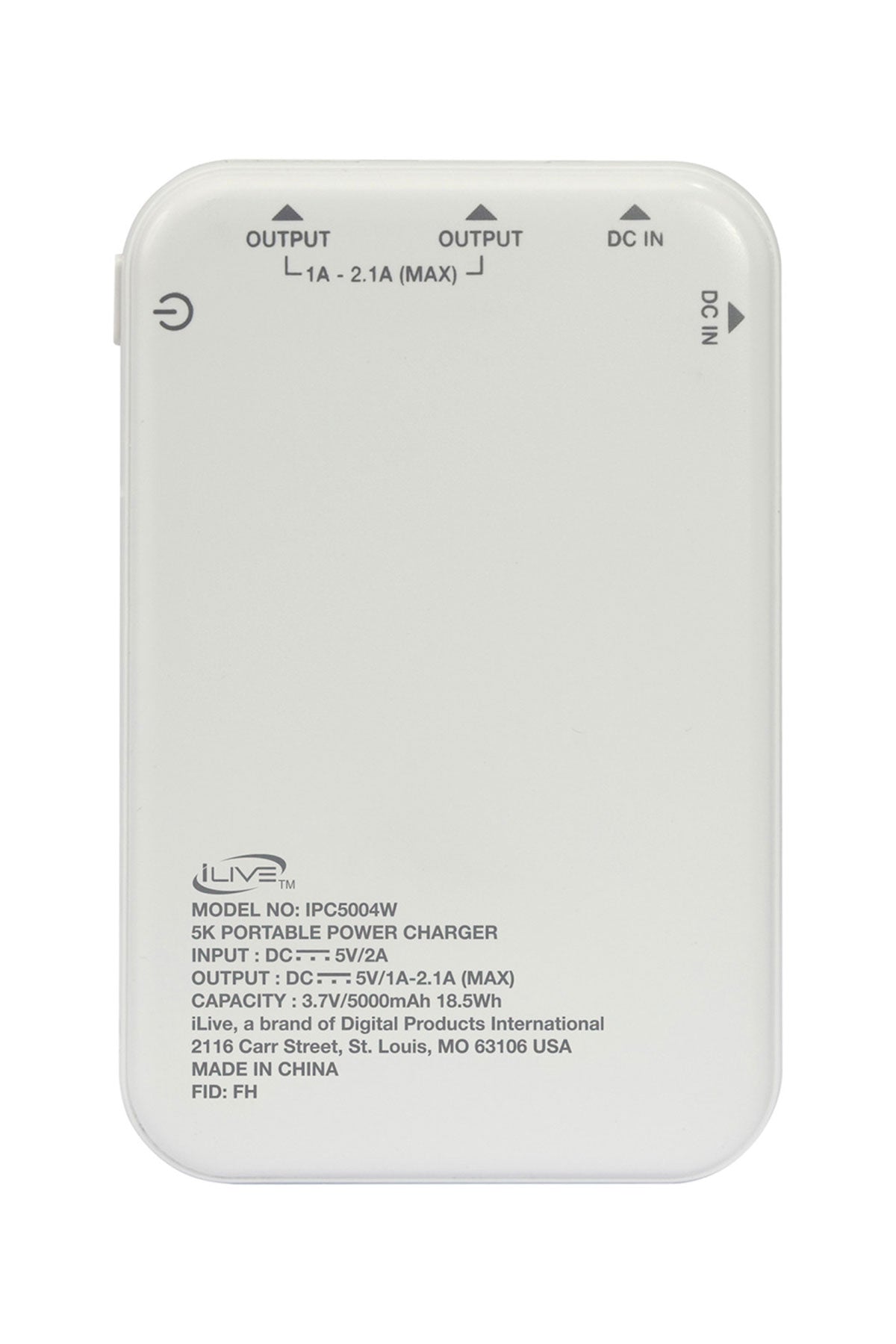 iLive 5K Custom Power Banks, White [Stratus Technology Services]