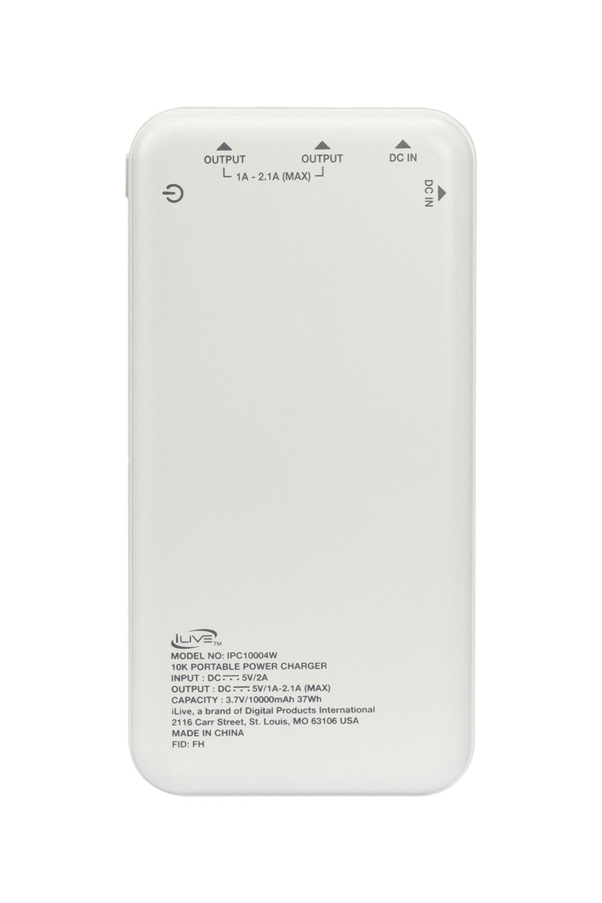 iLive 10K Custom Power Banks, White