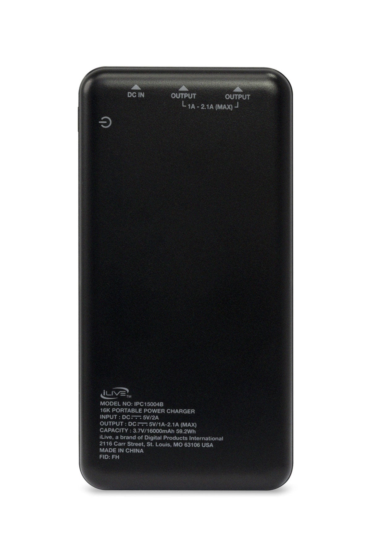 iLive 16K Custom Power Banks, Black