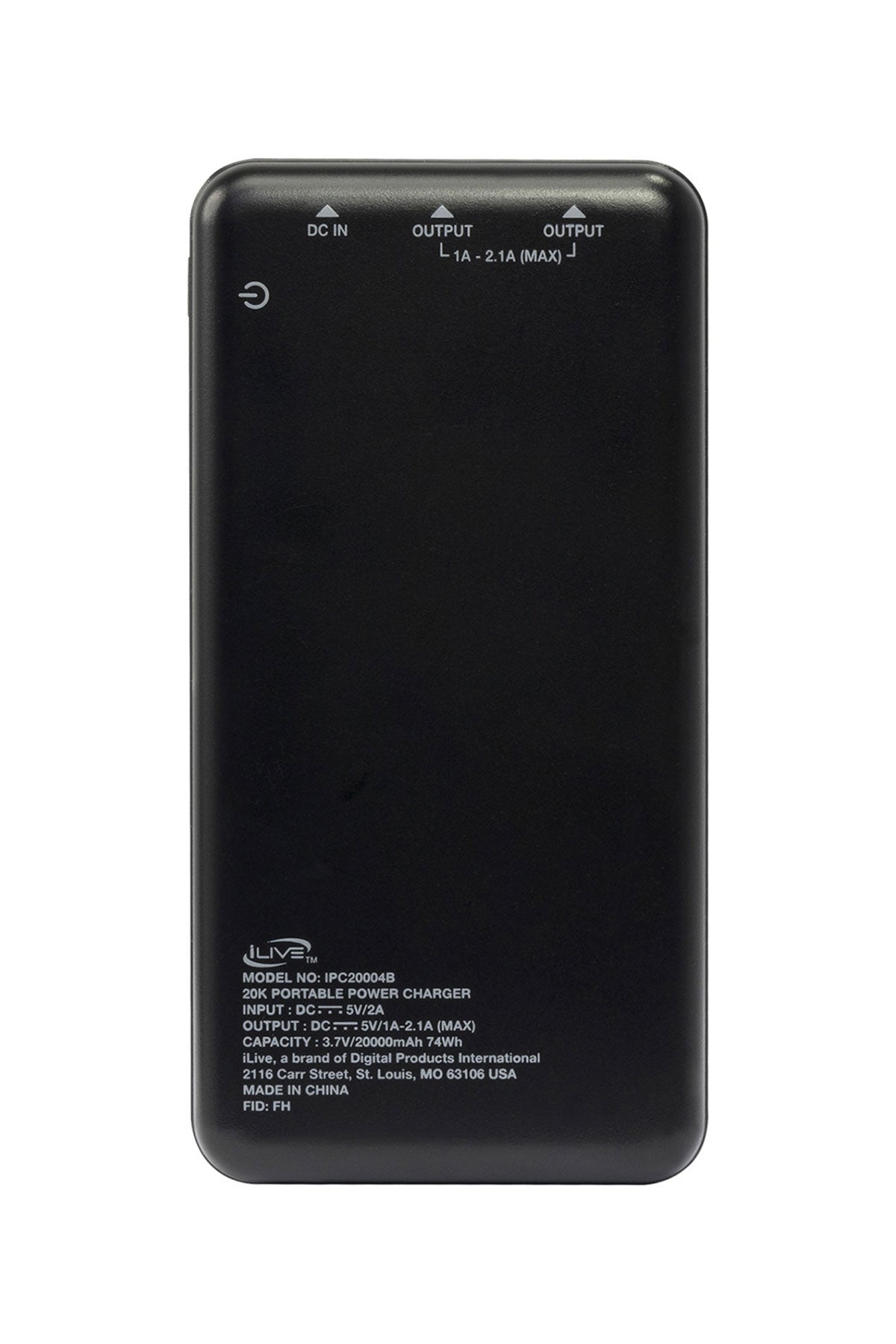 iLive 20K Custom Power Banks, Black