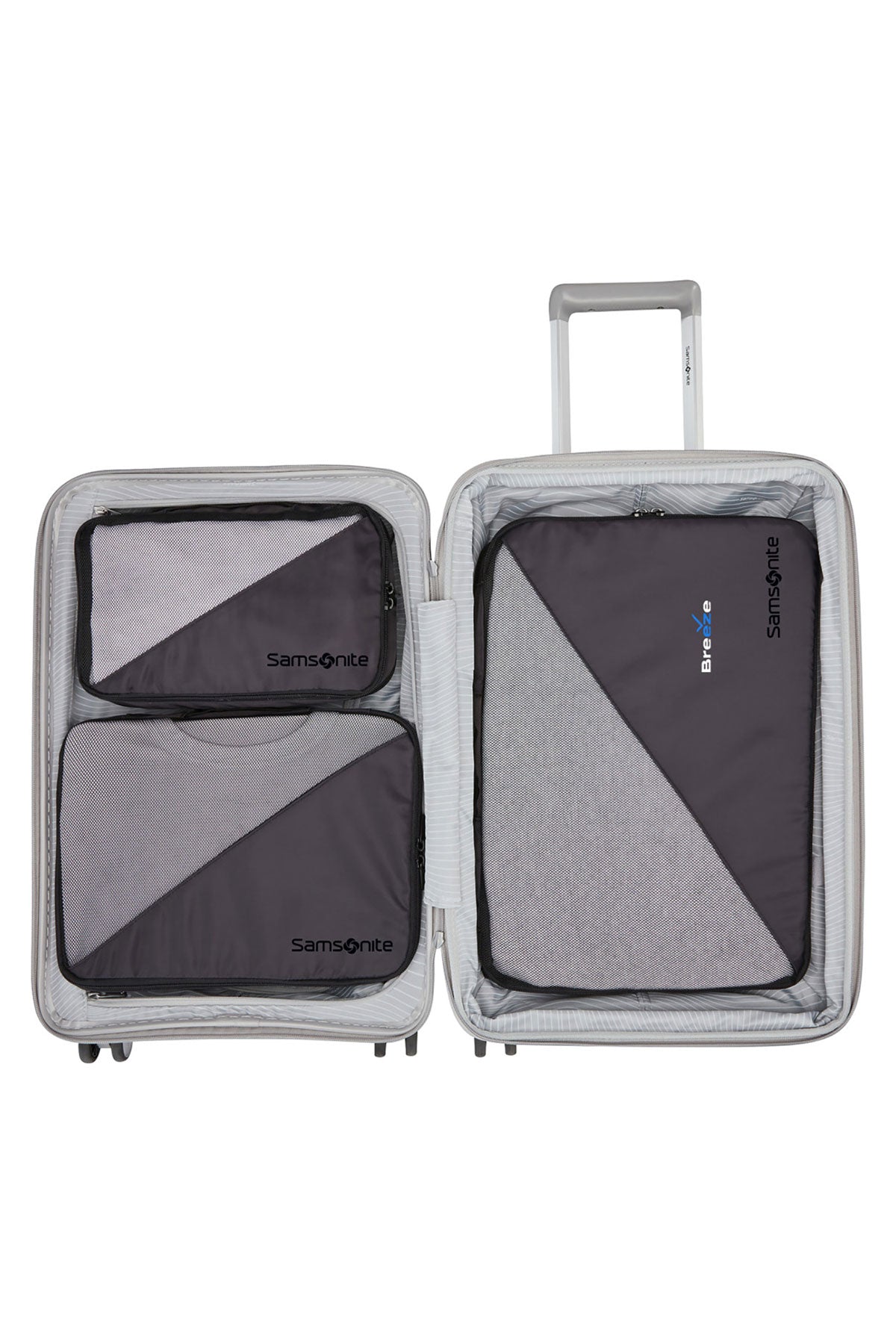 Samsonite 3 Piece Custom Compression Packing Cube Set, Black