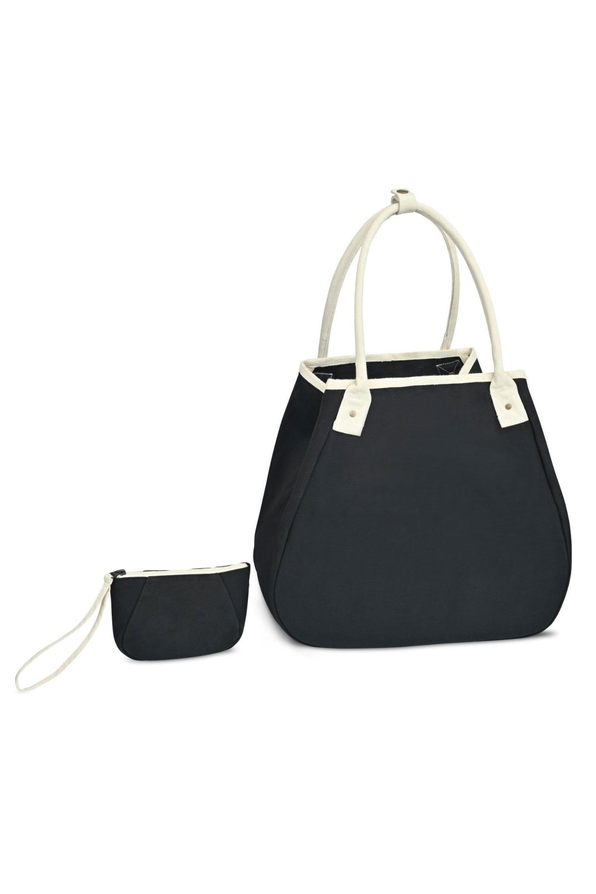 Market Street Custom Tapered Carryall Totes, Black
