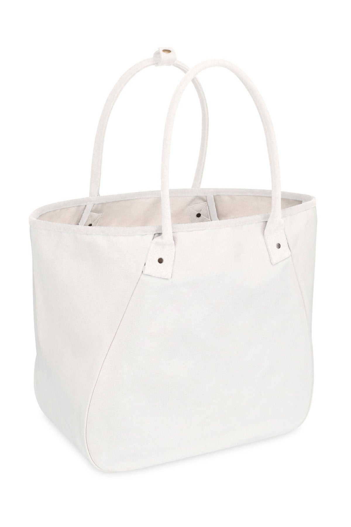 Market Street Custom Tapered Carryall Totes, Natural