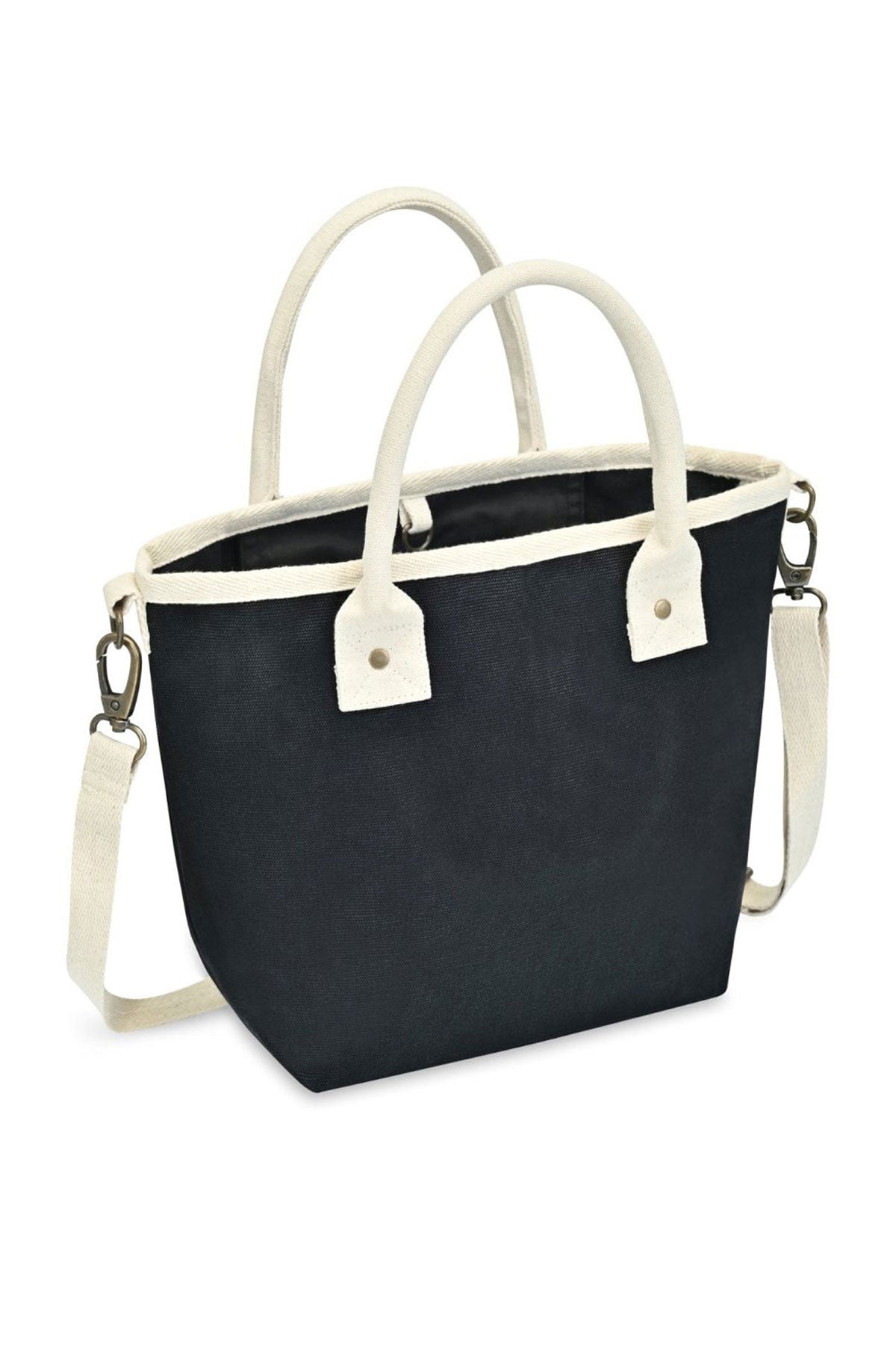 Mini Market Street Custom Crossbody Totes, Black