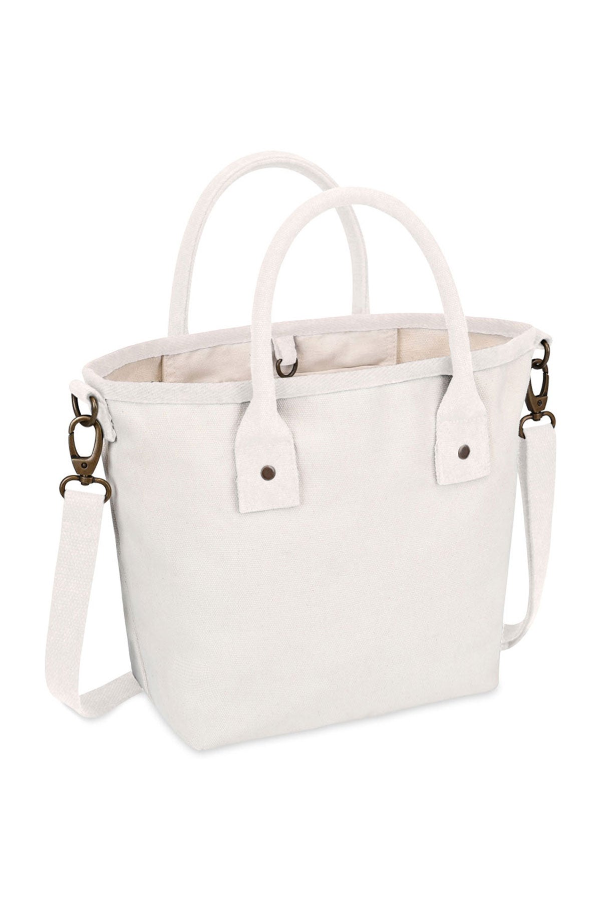 Mini Market Street Custom Crossbody Totes, Natural