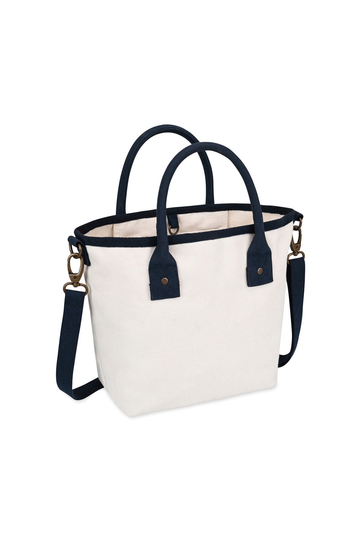 Mini Market Street Custom Crossbody Totes, Navy